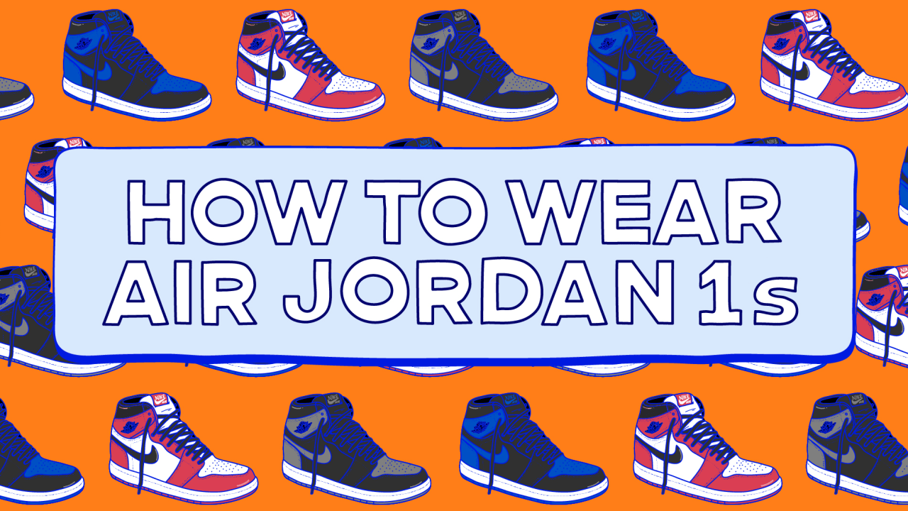How to Wear Air Jordan 1s: Lacing 
