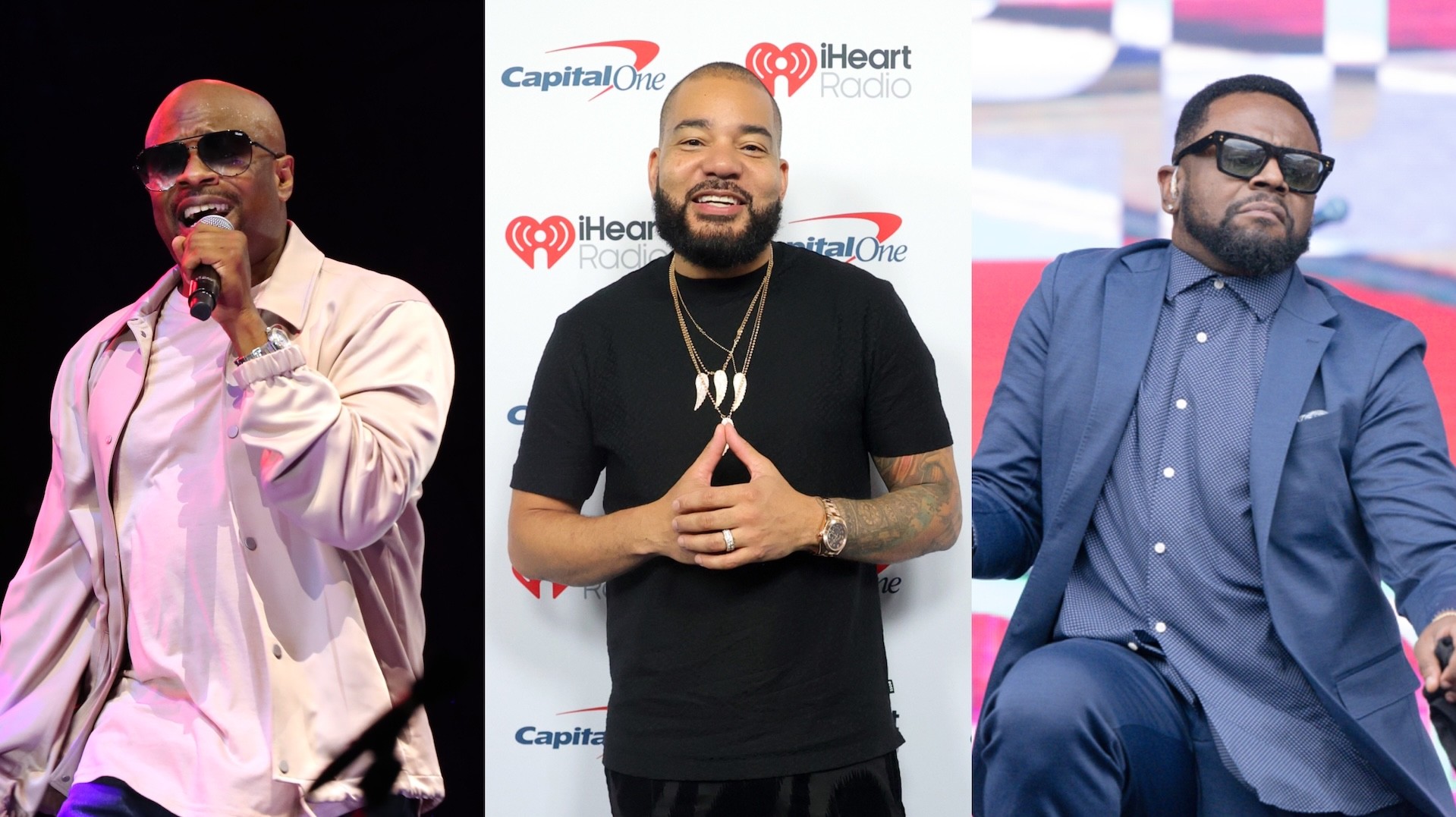 (L-R) Case, DJ Envy, and Carl Thomas.