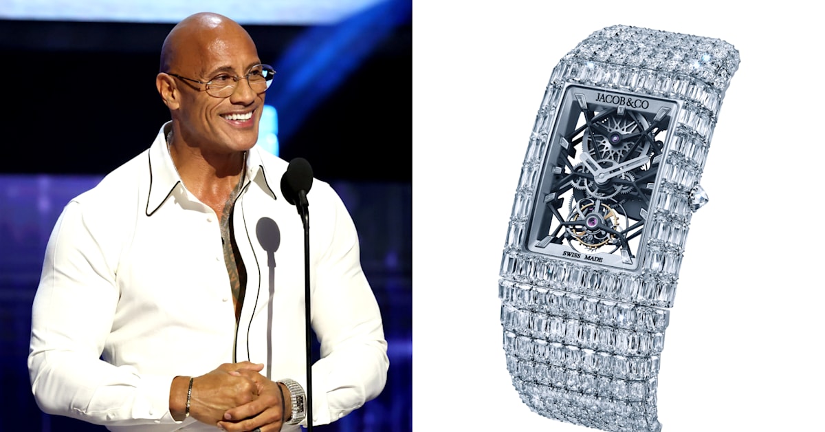 Dwayne Johnson Wore a .3 Million Jacob & Co. Watch to Accept His Disney Legends Award