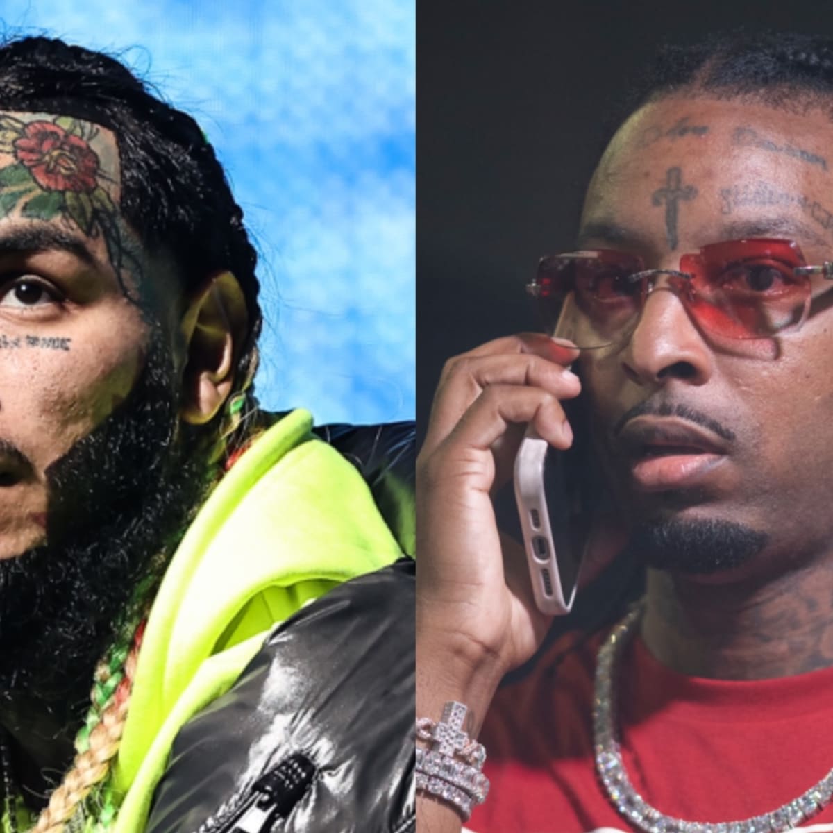 6ix9ine Disses 21 Savage By Bringing Up His Immigration Status