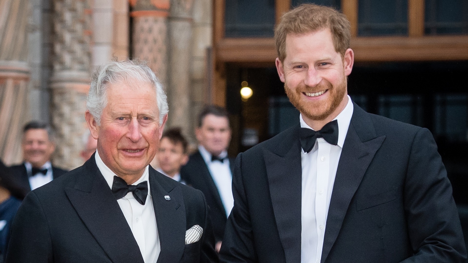 King Charles III and Prince Harry