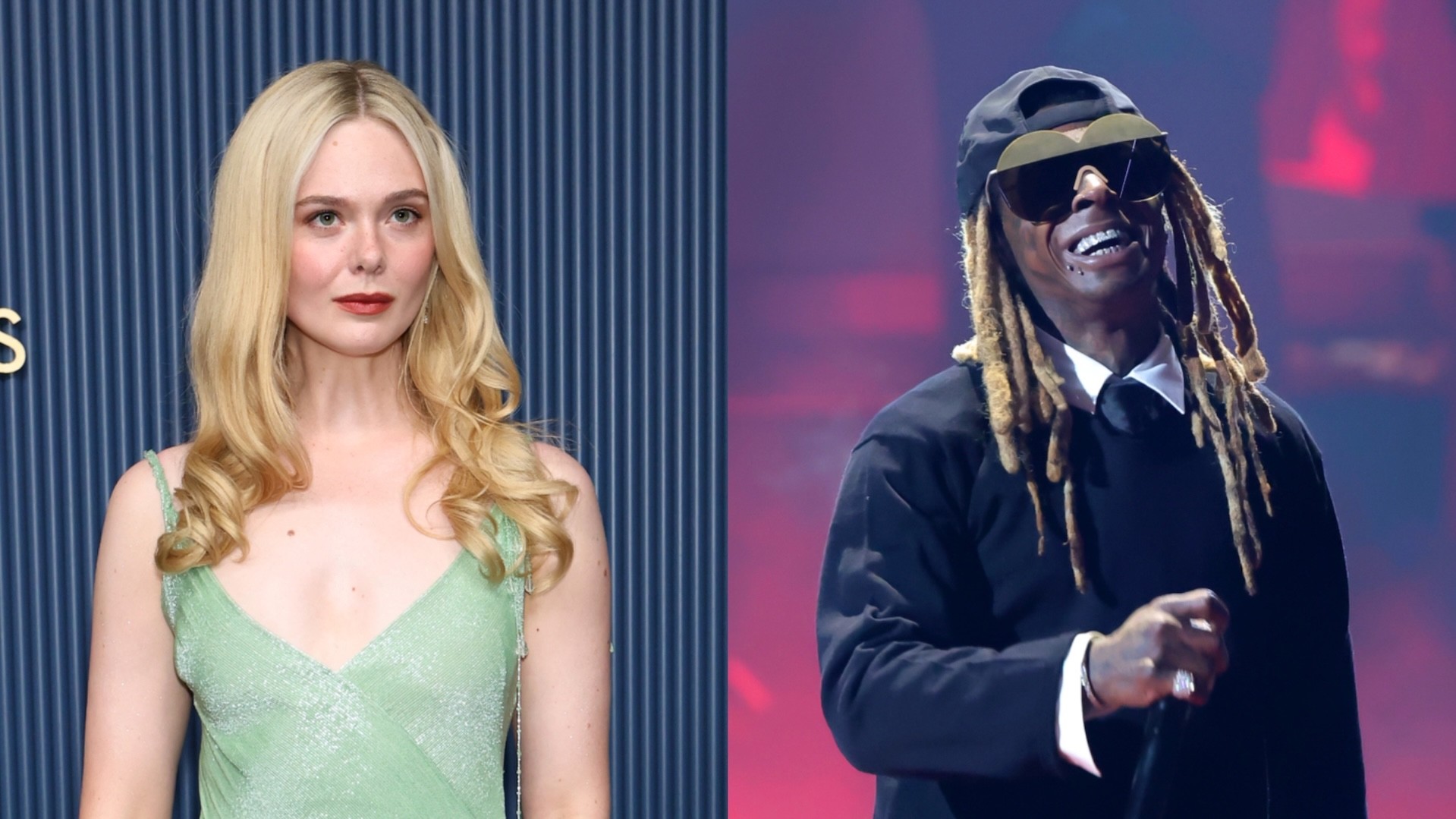 Elle Fanning and Lil Wayne