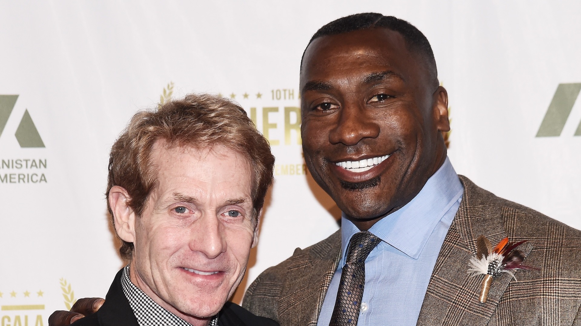 Skip Bayless and Shannon Sharpe attends the 2016 IAVA Heroes Gala.