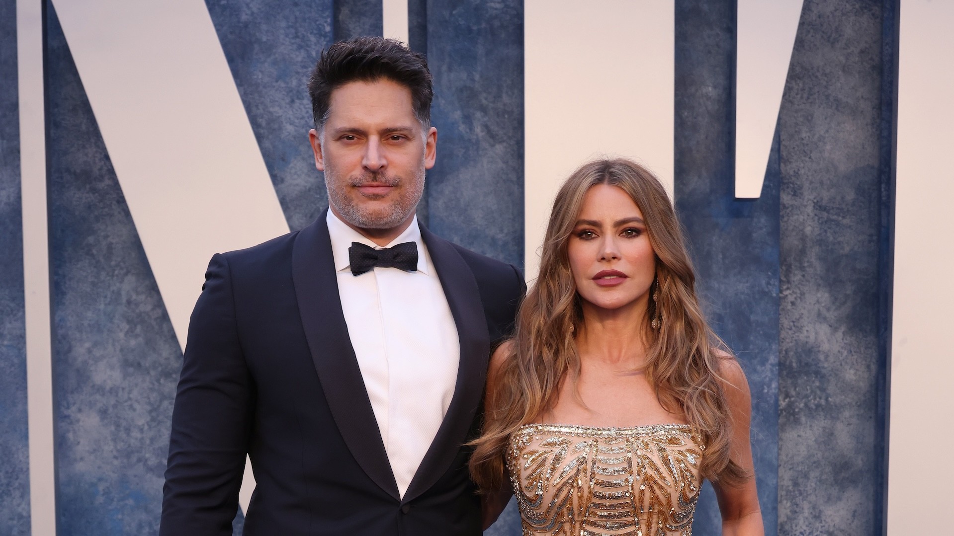 Joe Manganiello and Sofía Vergara attend the 2023 Vanity Fair Oscar Party.