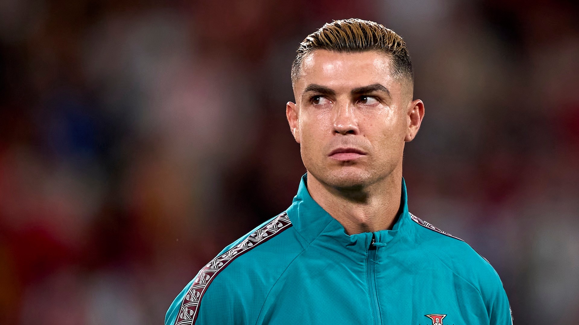 Cristiano Ronaldo of Portugal looks on prior to the UEFA Nations League 2026/27 group phase match.