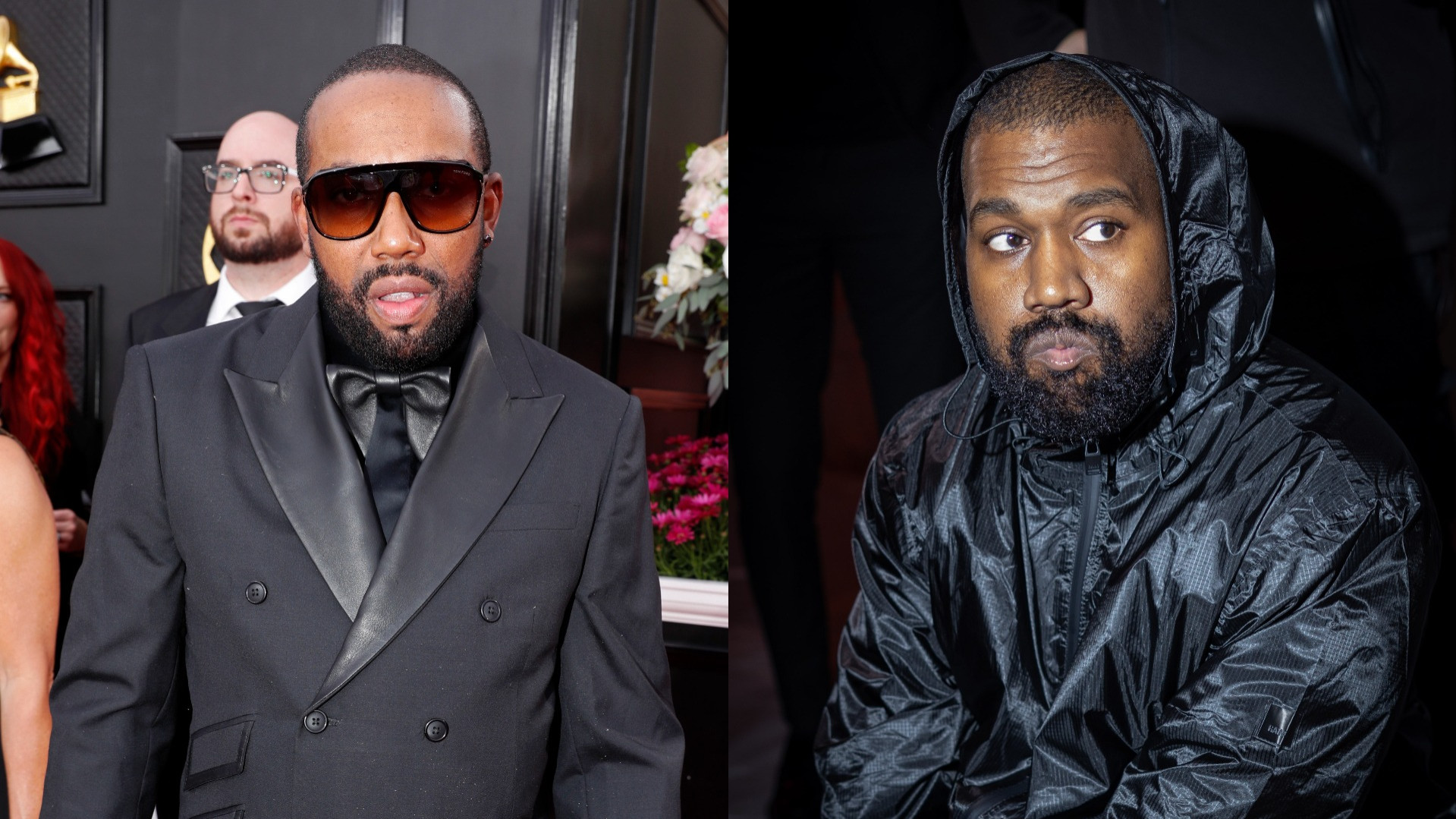 Split image of Larry Hoover Jr. and Ye.