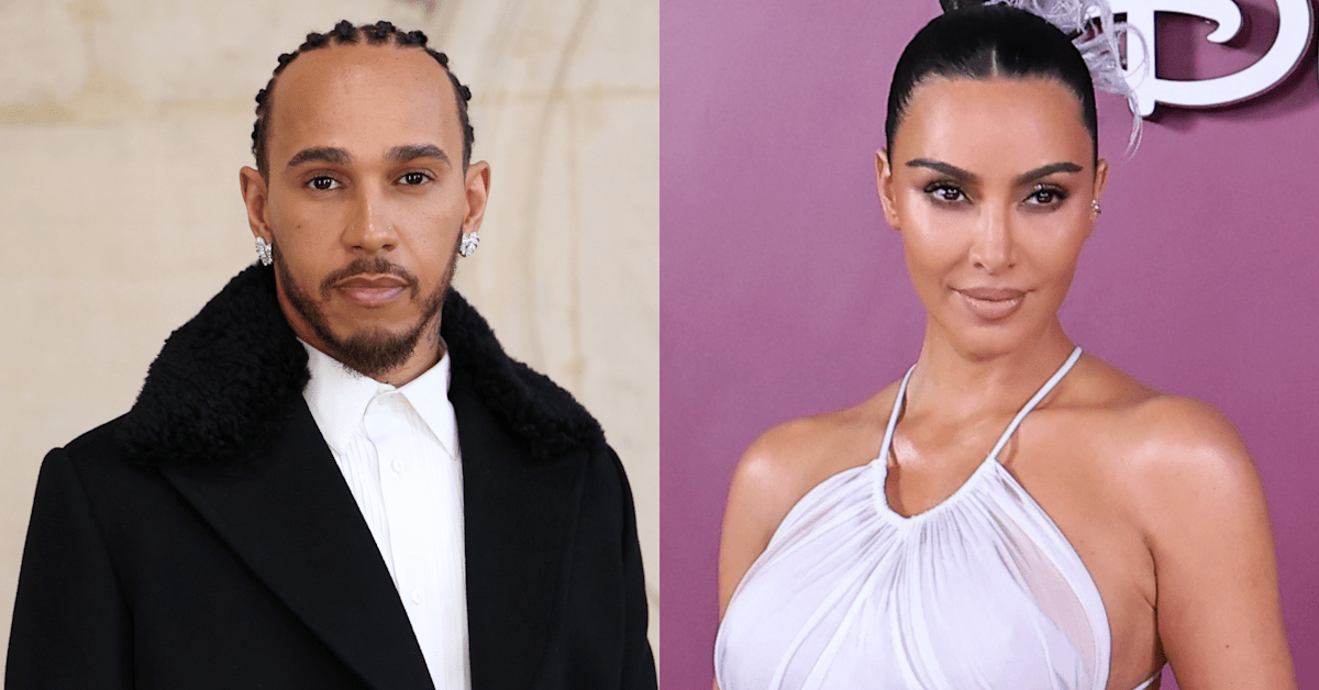 Kim Kardashian and Lewis Hamilton Attend Super Bowl Together Amid Dating  Speculation