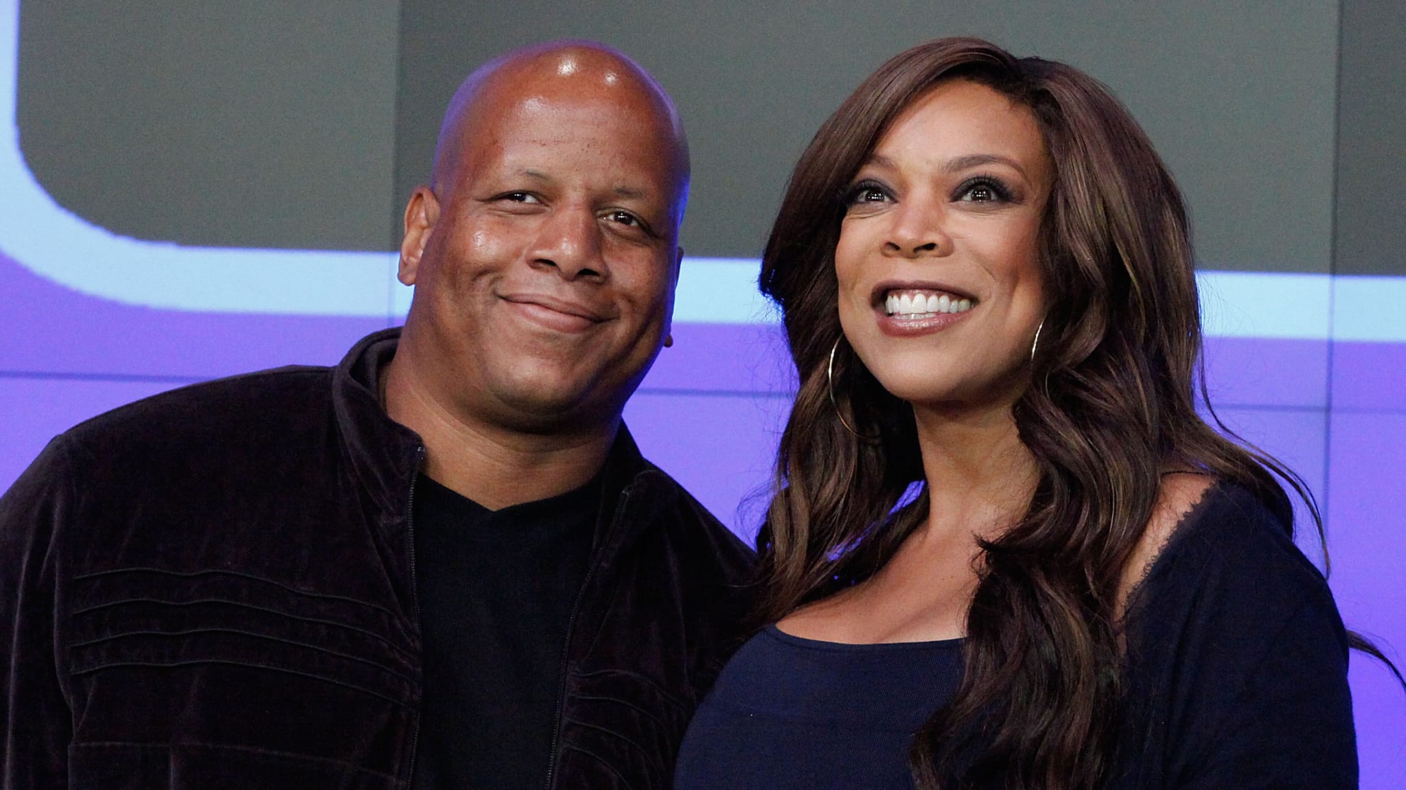 Wendy Williams and Kevin Hunter rings the opening bell.