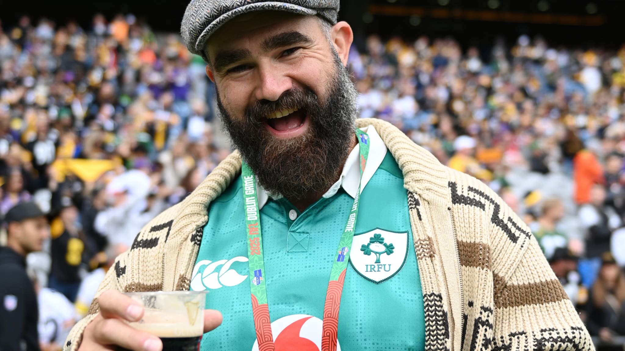 Jason Kelce & Garage Beer Team Up with 'Predator Badlands' for Hilarious Short Film