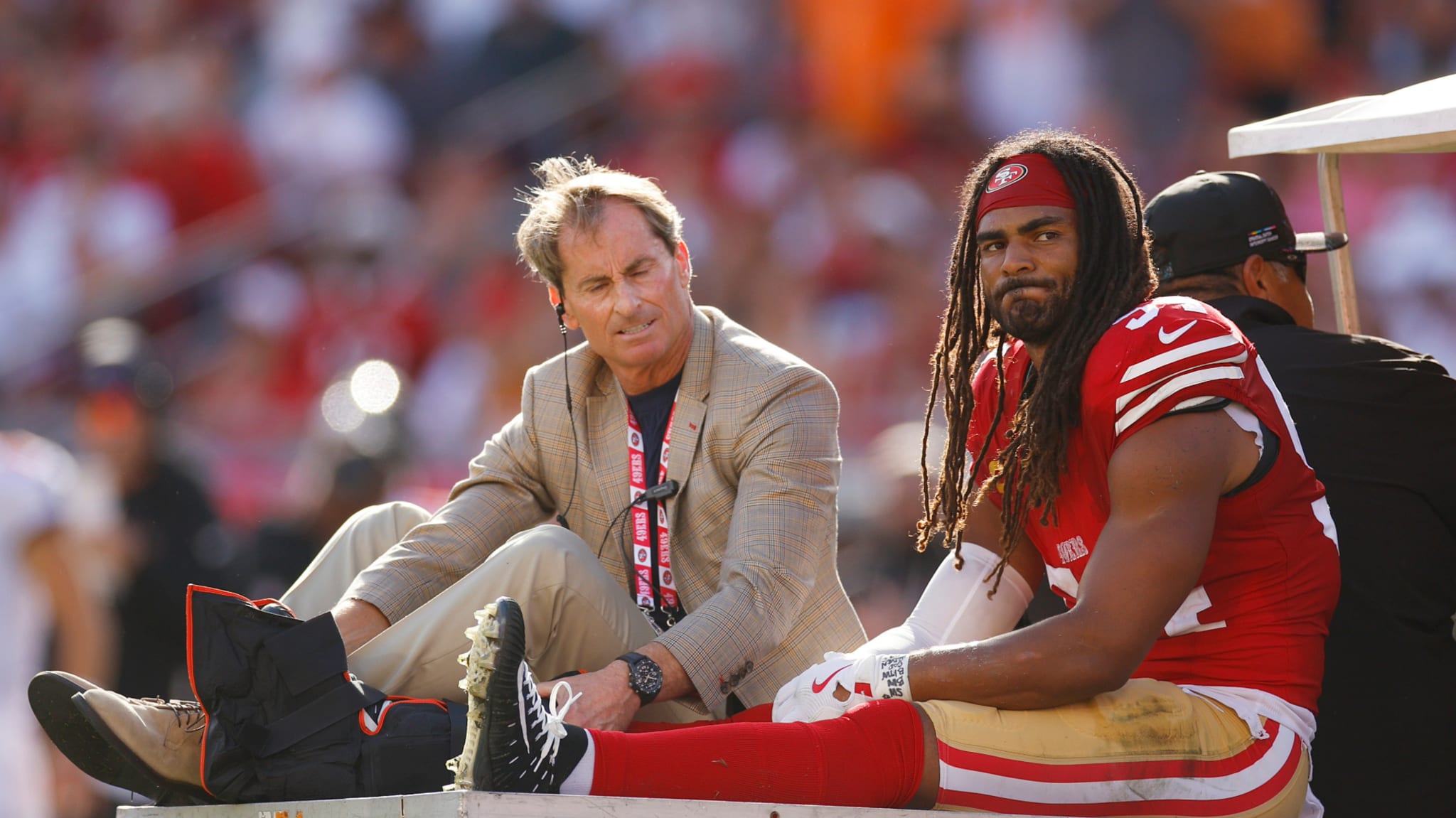 San Francisco 49ers Linebacker Fred Warner Sidelined by Season-Ending Ankle Injury