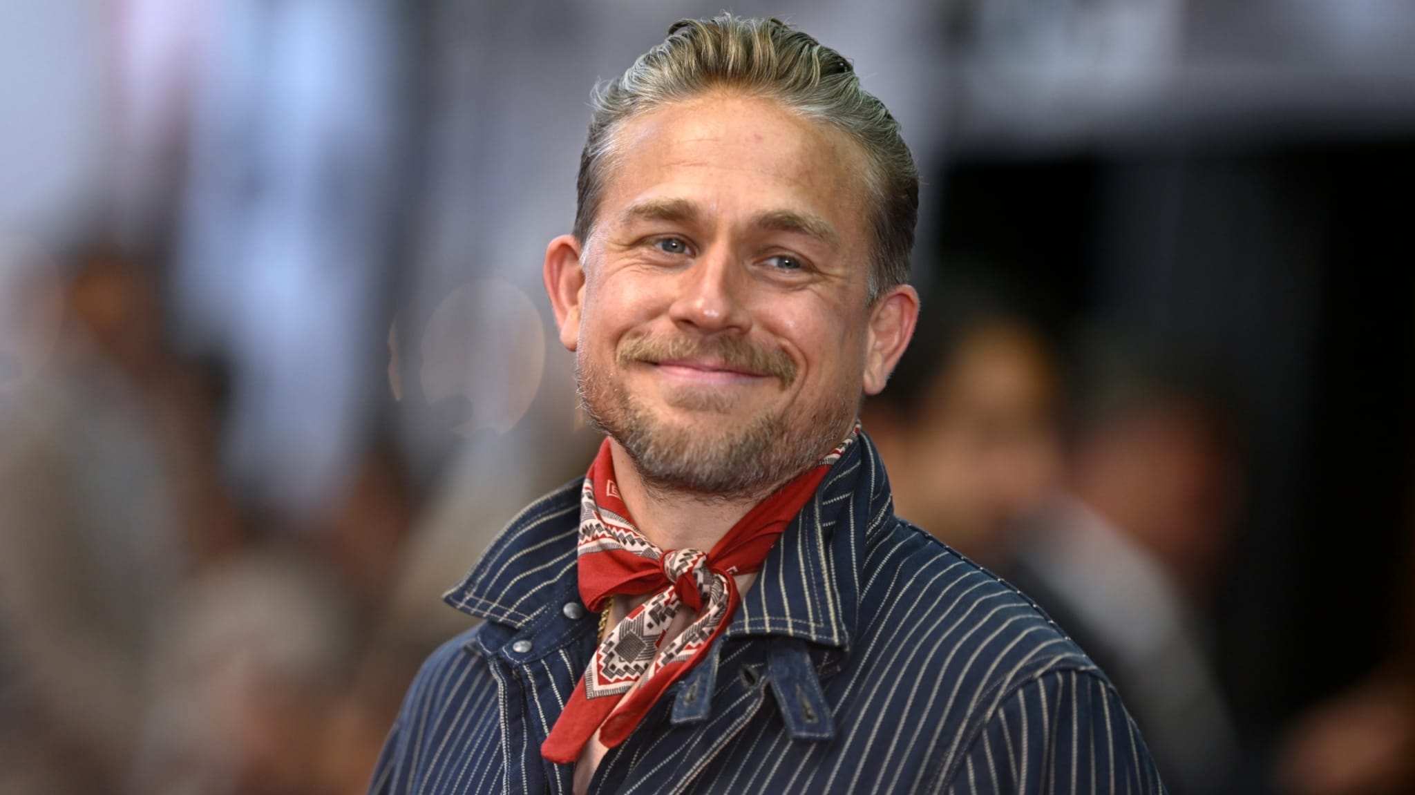 Charlie Hunnam attends the "Modigliani - Three Days On The Wing Of Madness" UK Premiere at the Curzon Mayfair on July 08, 2025 in London, England.