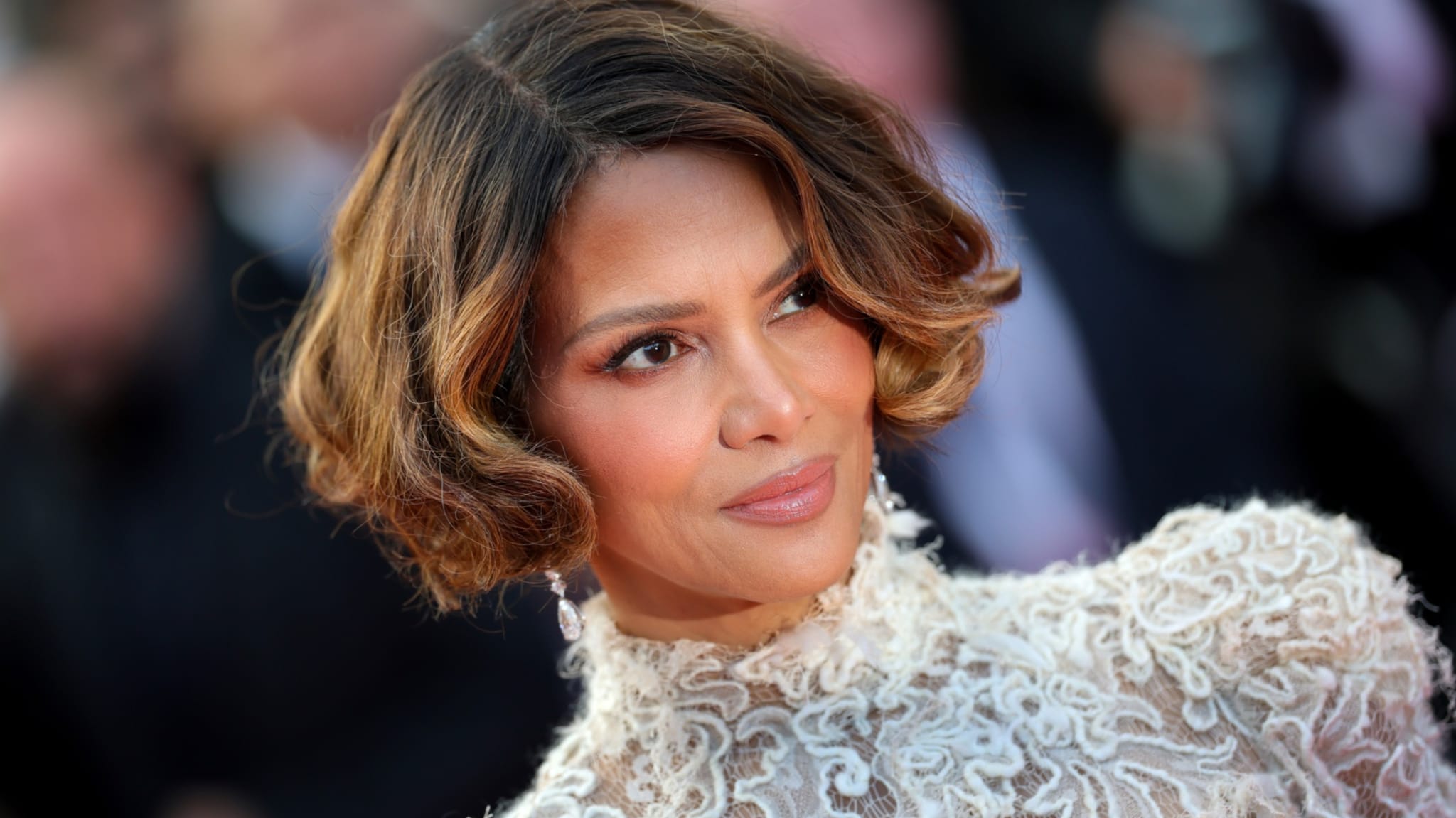 Halle Berry attends the closing ceremony red carpet at the 78th annual Cannes Film Festival at Palais des Festivals on May 24, 2025 in Cannes, France. 
