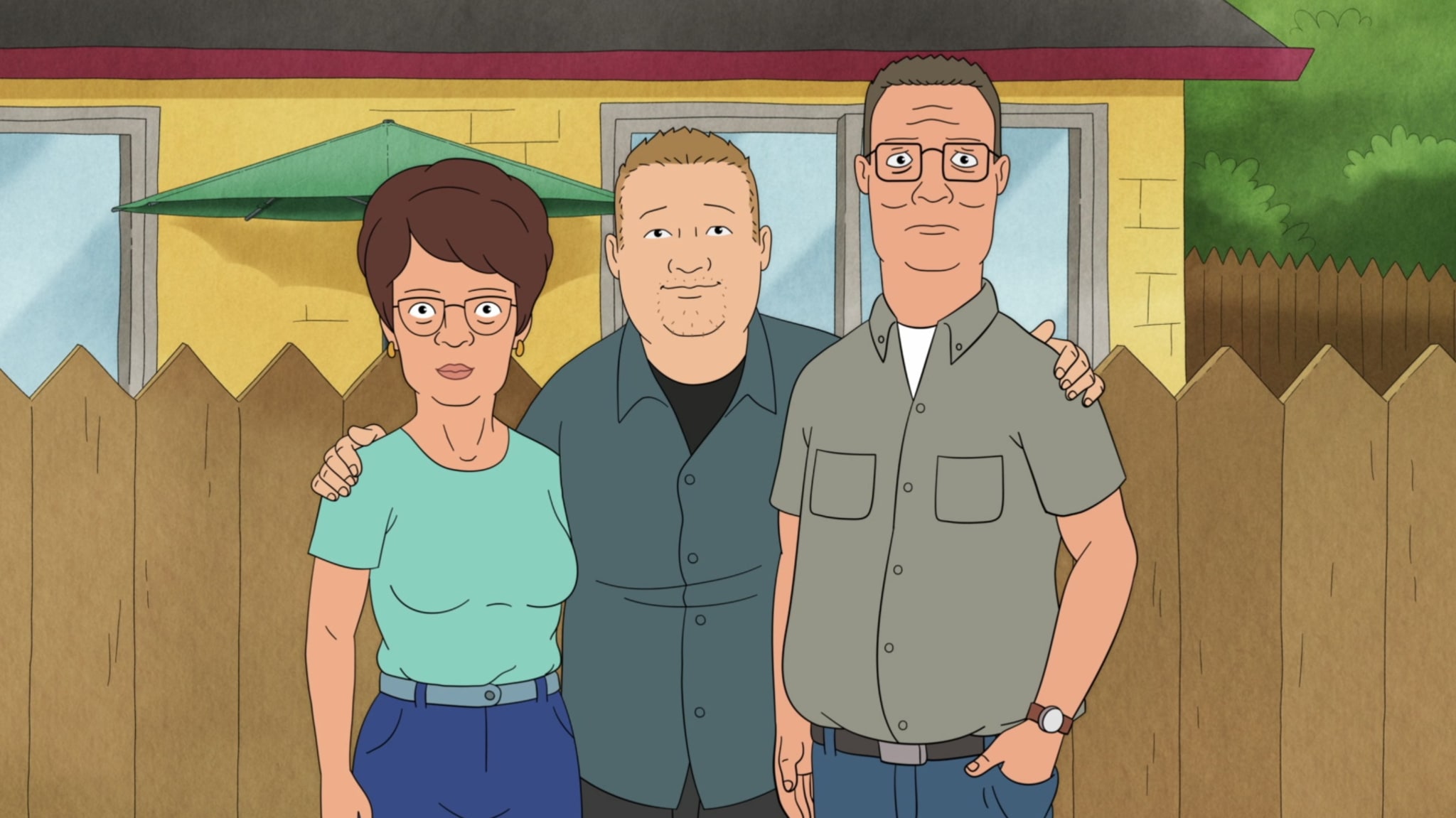 Hank and Peggy Hill return to a changed Arlen, Texas to reconnect with old friends Dale, Boomhauer, and Bill.