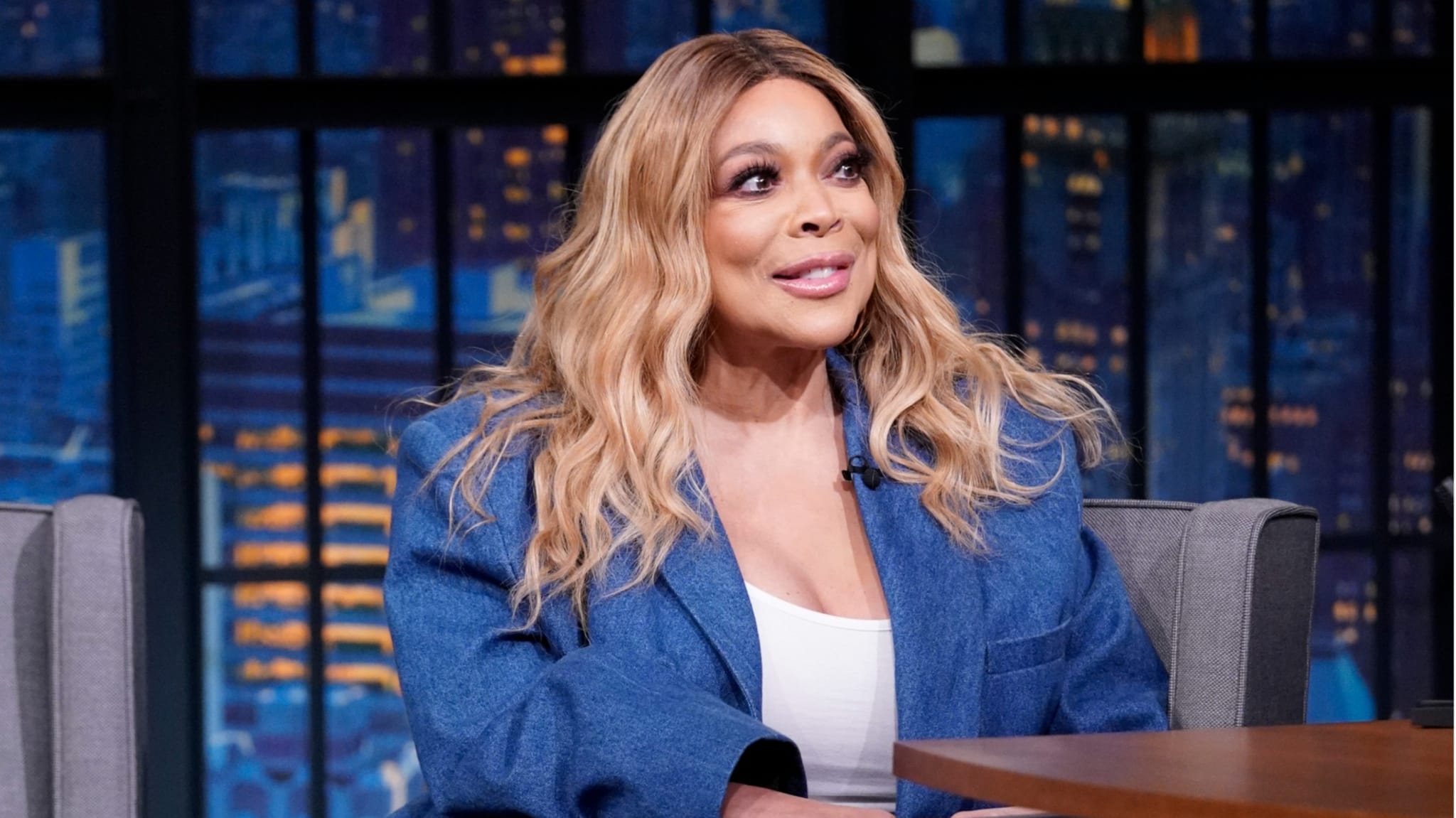 Wendy Williams during an interview with host Seth Meyers on June 15, 2021.
