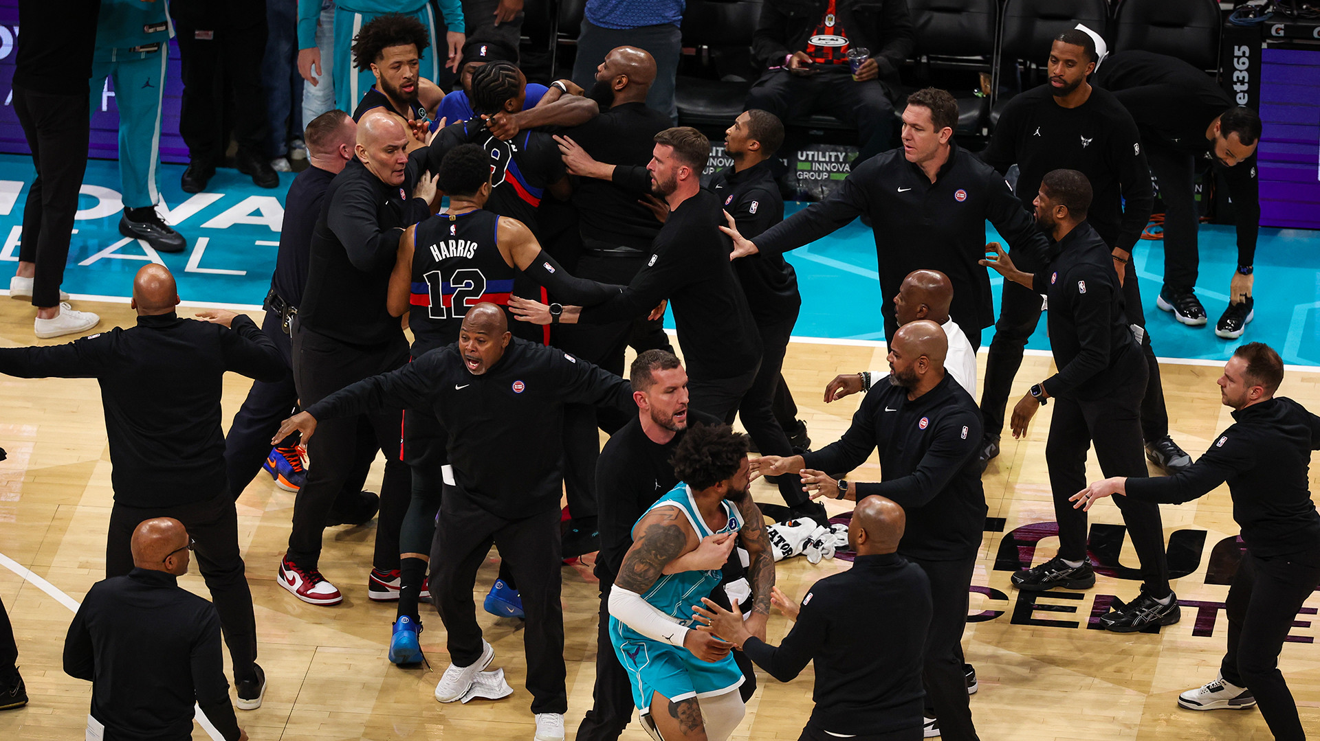 Isaiah Stewart Suspended 7 Games After Pistons-Hornets Fight (UPDATED)