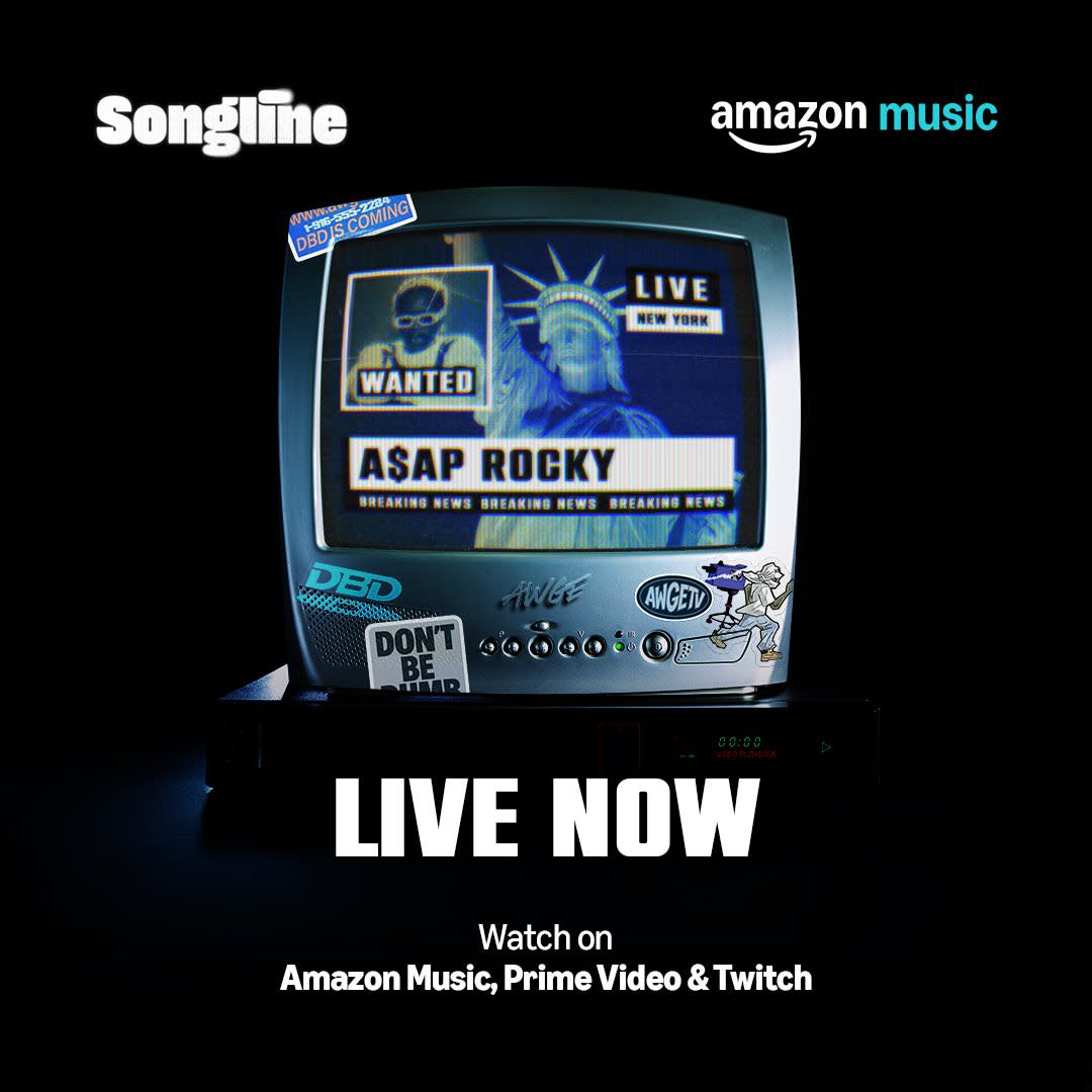 ASAP Rocky Performs 'Don’t Be Dumb' on Amazon Music Livestream for ASAP Yams Day