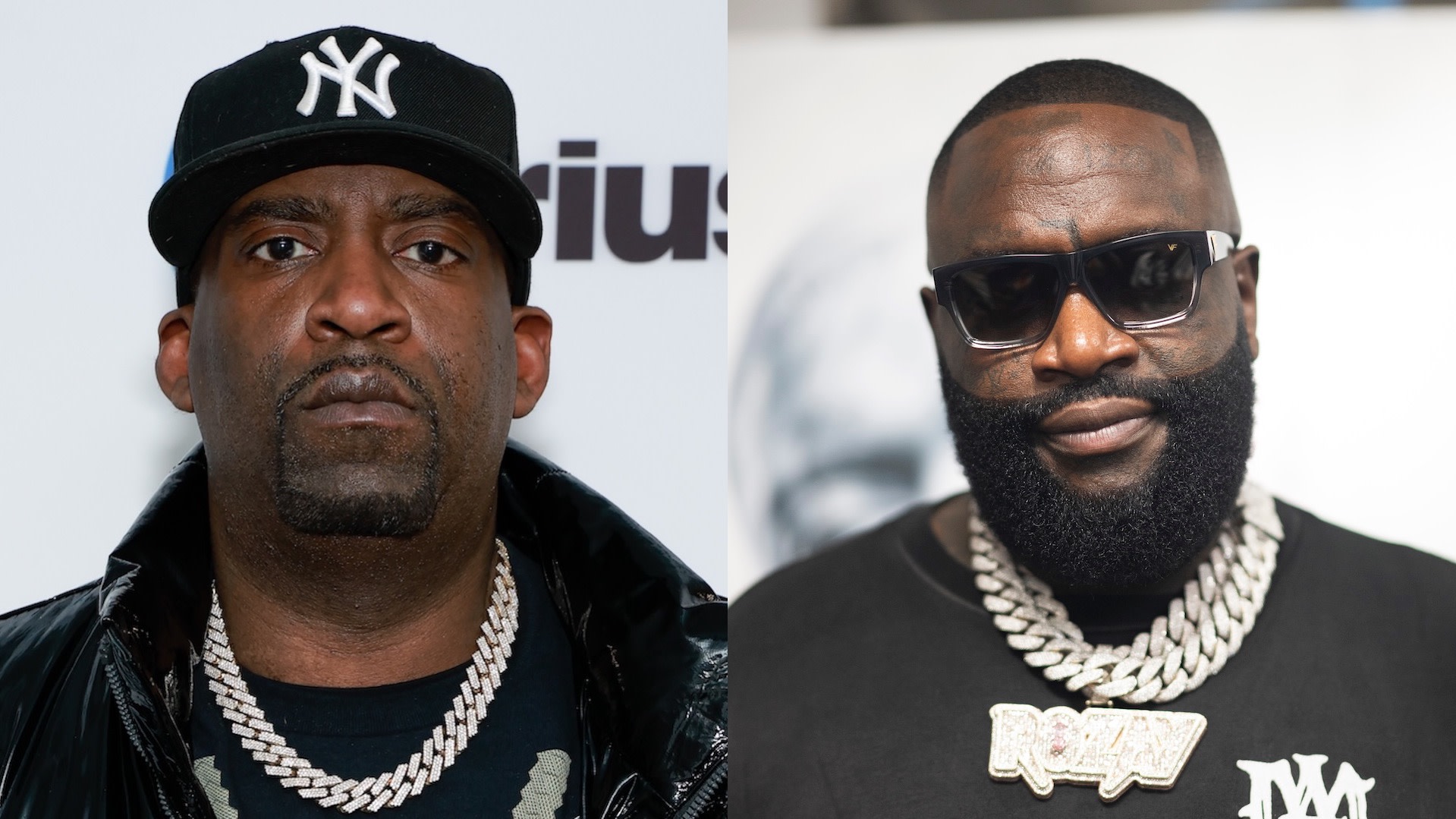 Split image of Tony Yayo and Rick Ross.