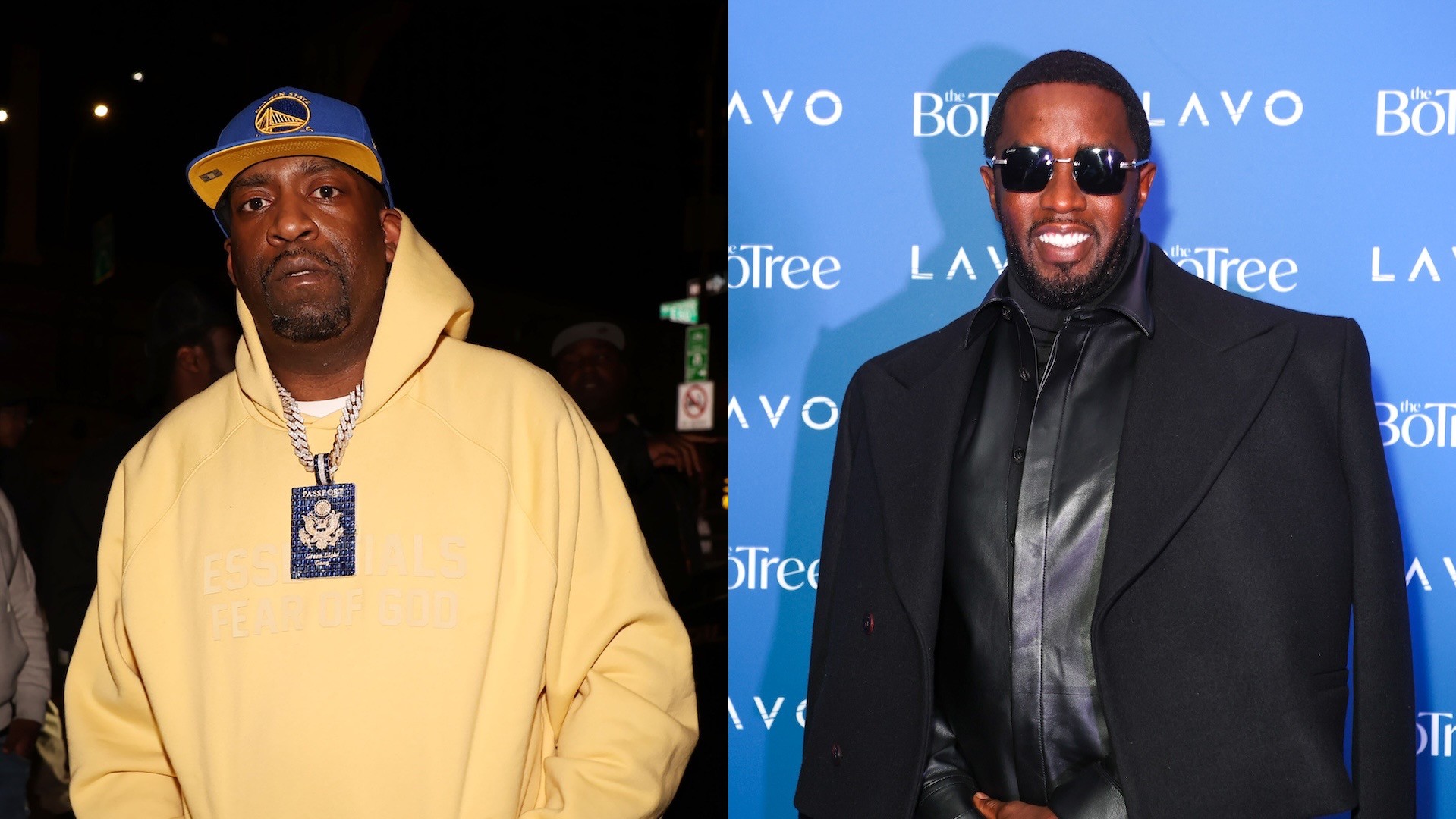 (L-R) Tony Yayo and Diddy.