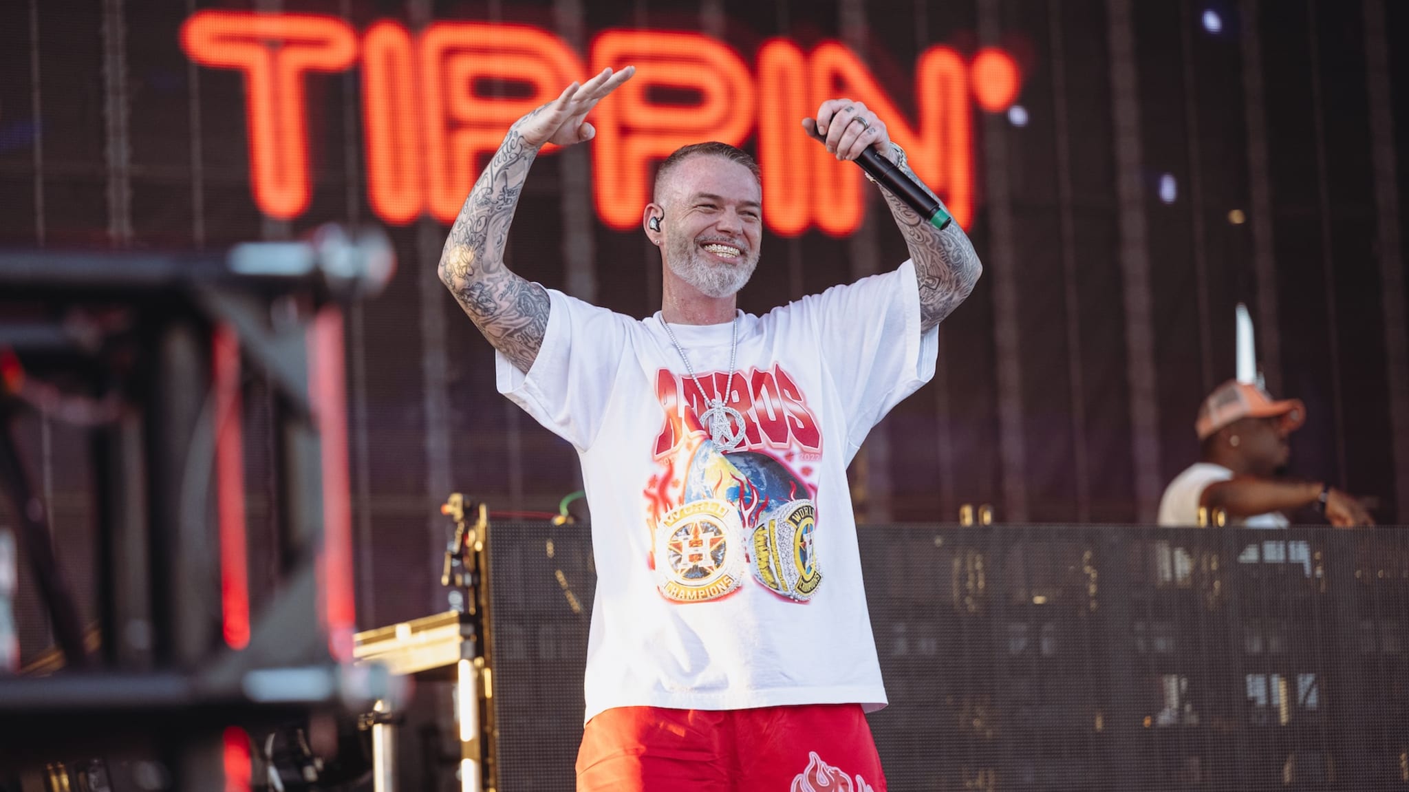 Paul Wall performs onstage during the 2025 Tacos and Tequila Festival.