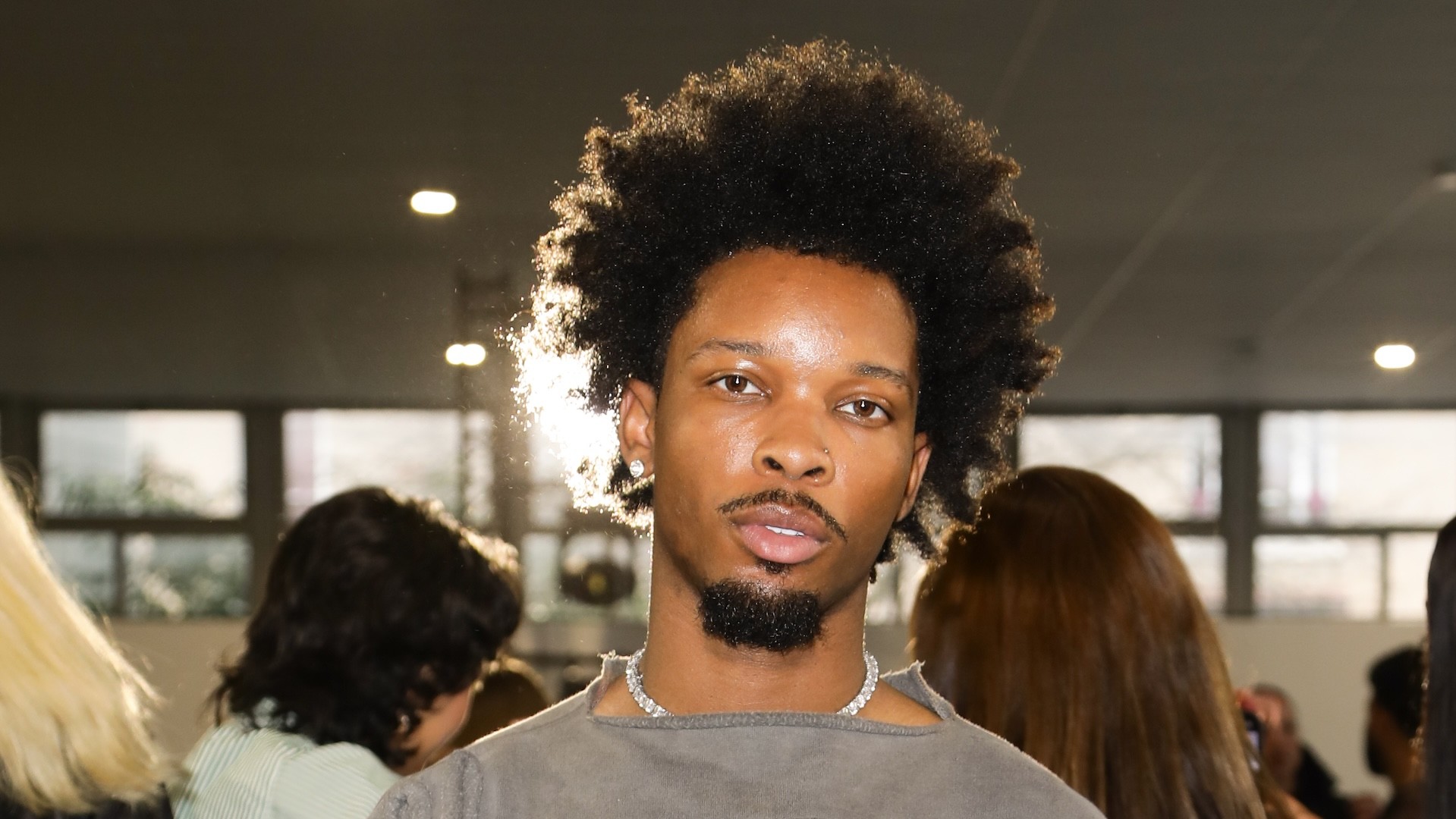 David Anthony Burke, aka D4VD, attends the Ottolinger Womenswear Fall/Winter 2025-2026 show.