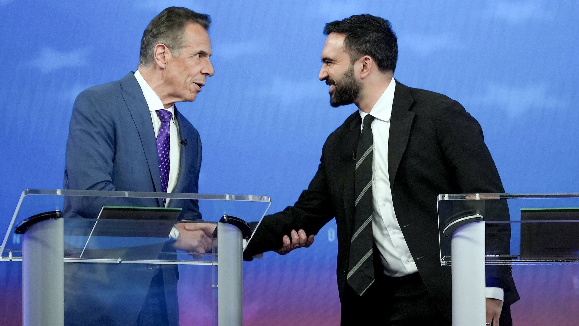 Andrew Cuomo and Zohran Mamdani