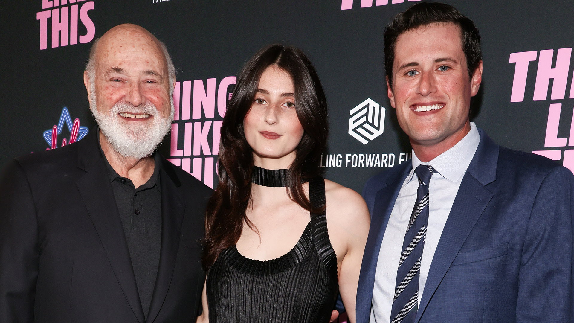 (L-R) Rob Reiner, Romy Reiner, and Jake Reiner.