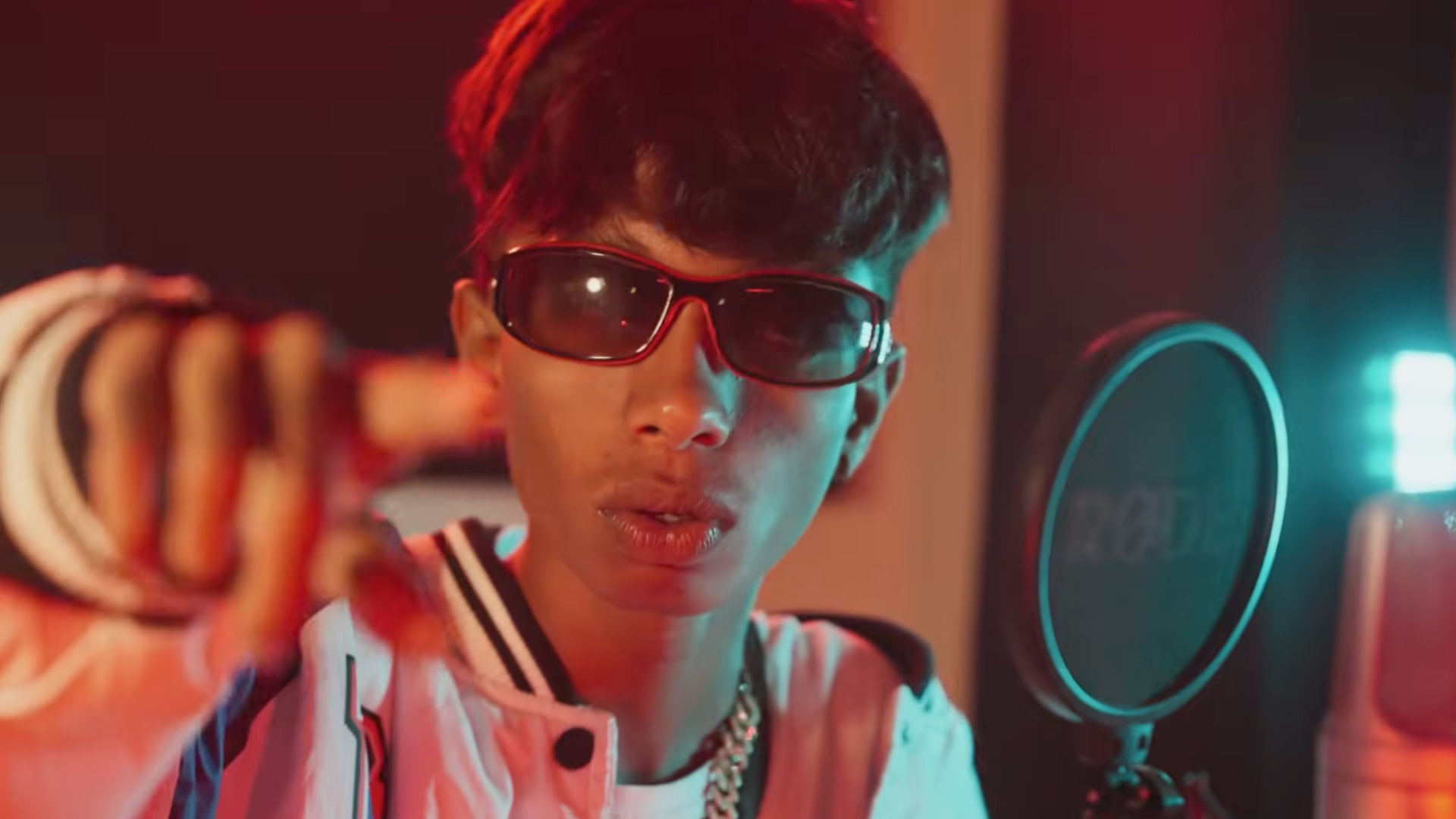 Rare, a rising rap artist out of India, is seen in a newly released music video