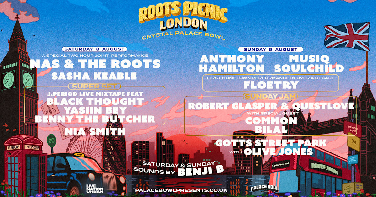Roots Picnic Is In London This Weekend f/ Nas, Benny The Butcher, Sasha ...