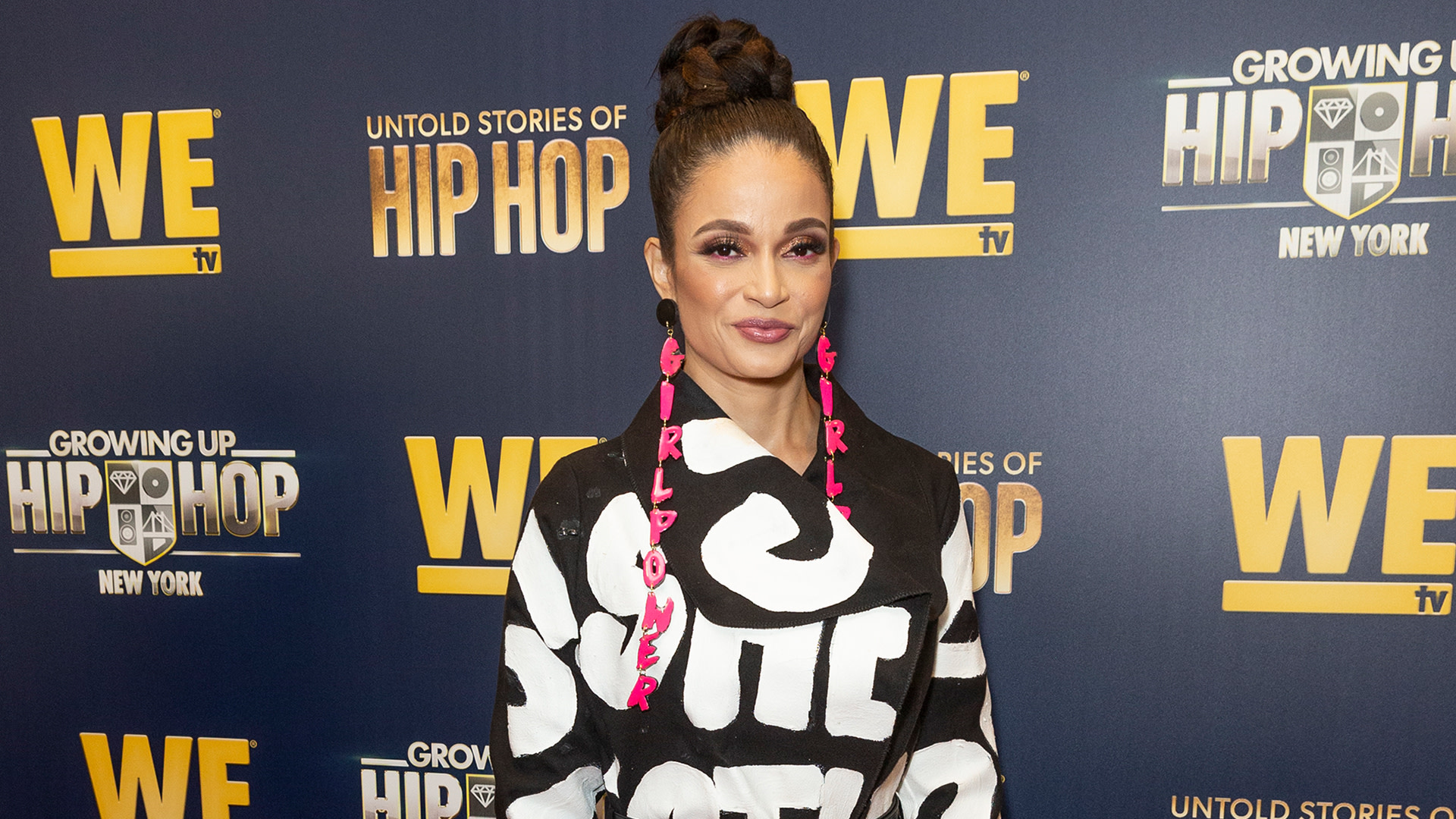 Charli Baltimore attends WEtv celebration premieres of Growing Up Hip Hop New York and Untold Stories of Hip Hop at Paley Center for Media. 