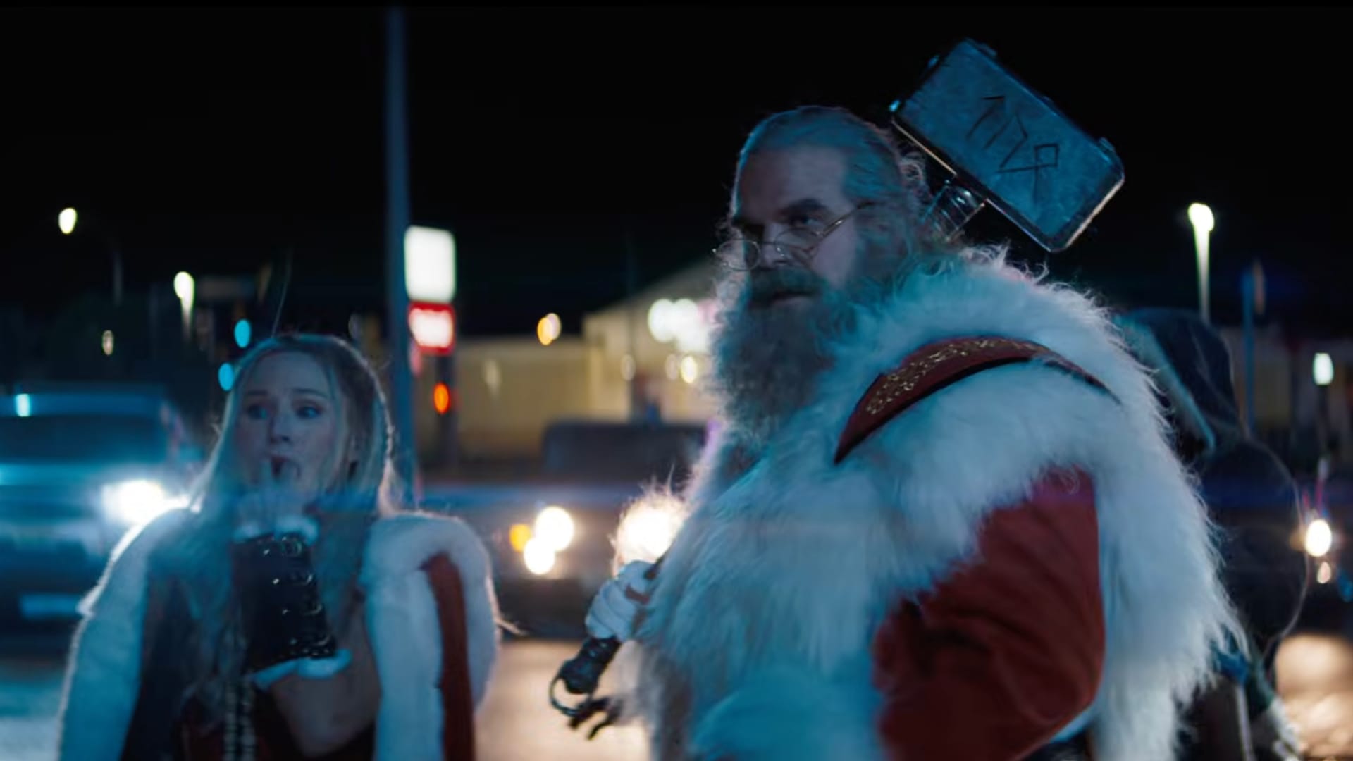 David Harbour Fights His Way Off Naughty List in 'Violent Night 2' Trailer f/ Kristen Bell