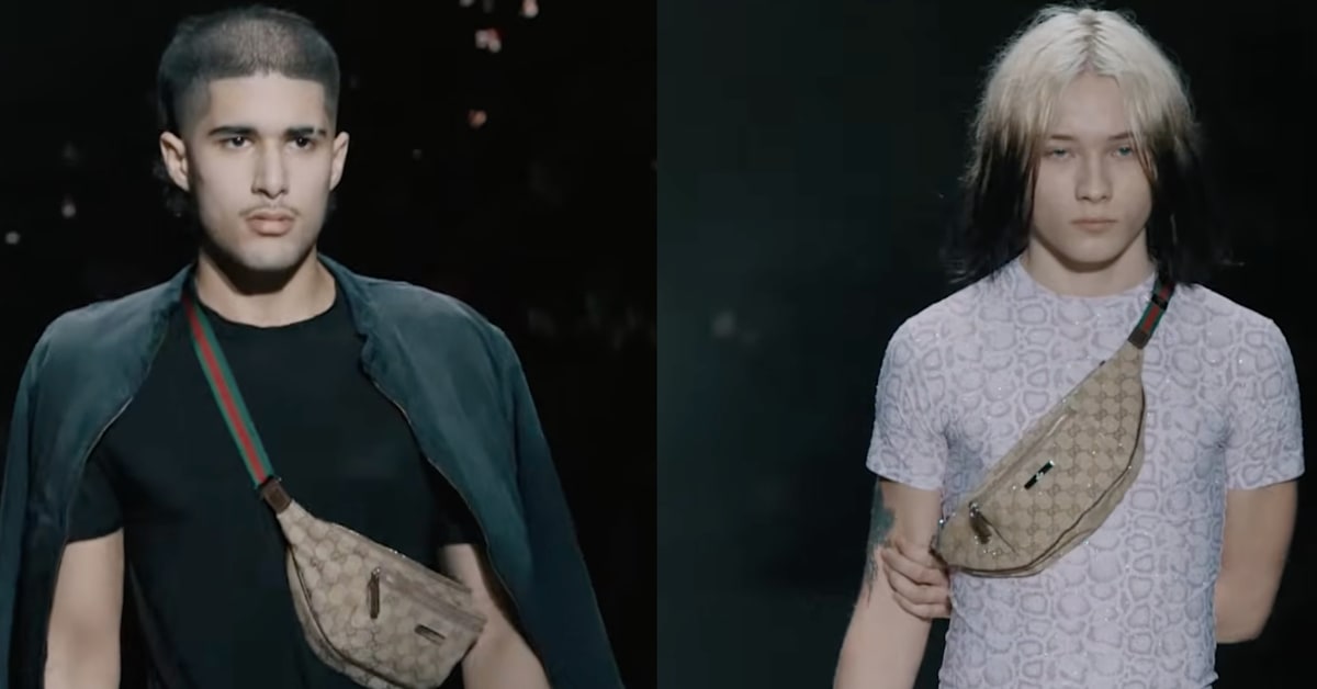 Fakemink and Nettspend Walk for Demna's First Gucci Runway Show in Milan