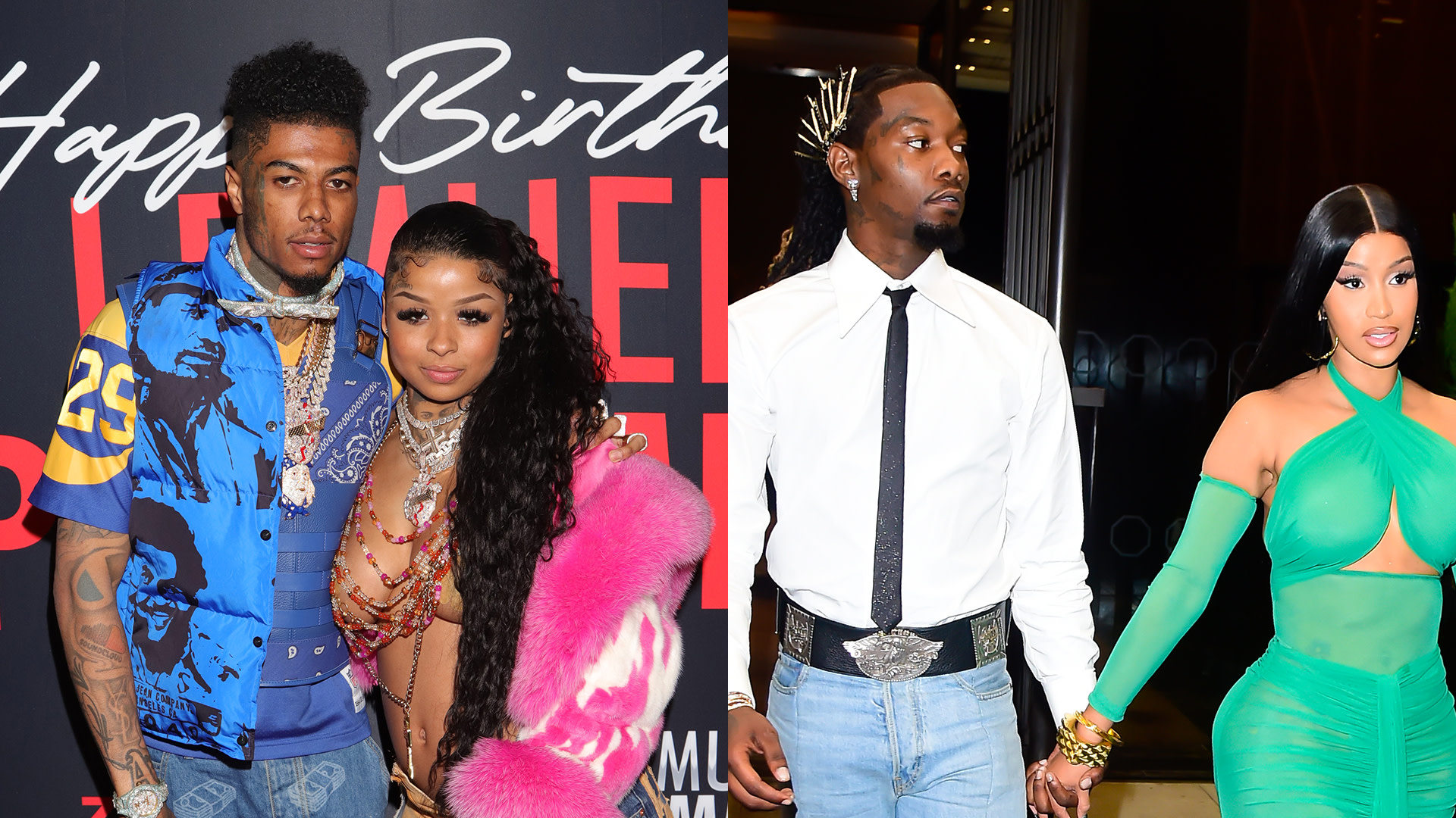 Blueface Claims Chrisean Rock Hooked Up With Offset While...