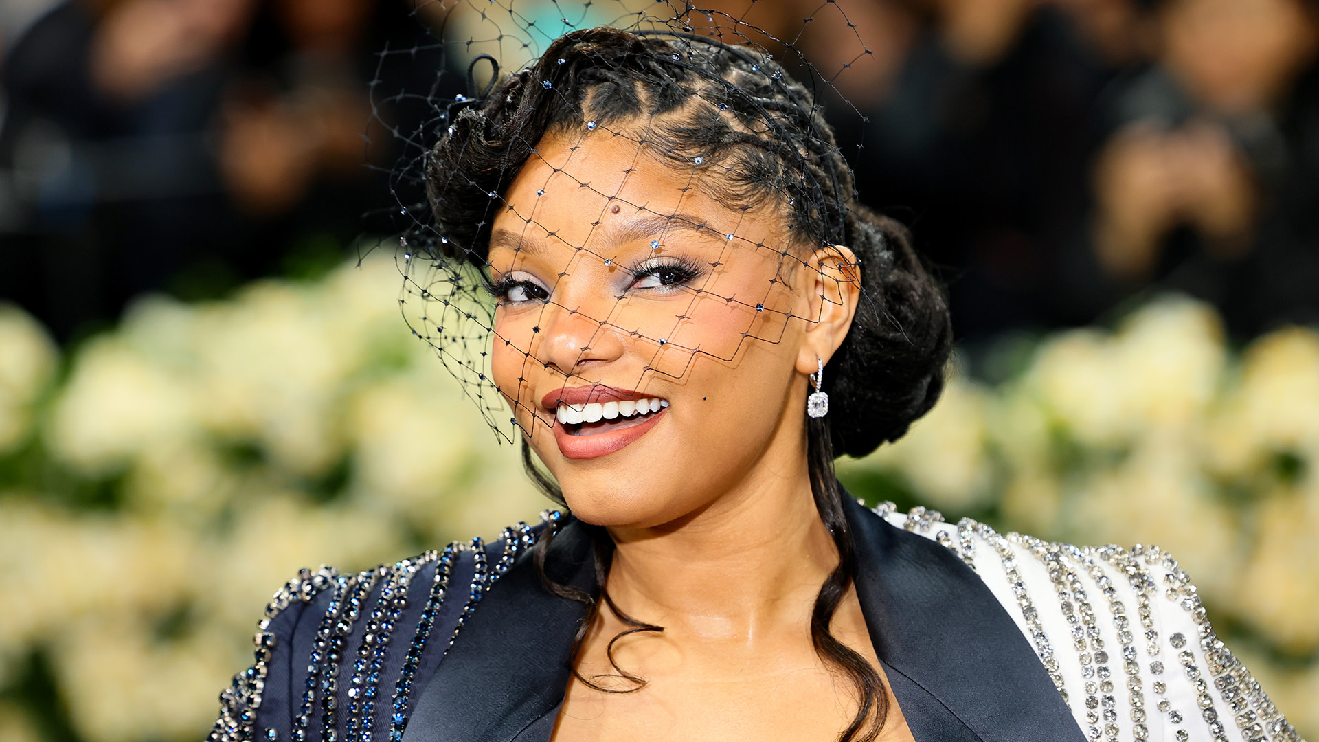 Halle Bailey attends the 2025 Met Gala.