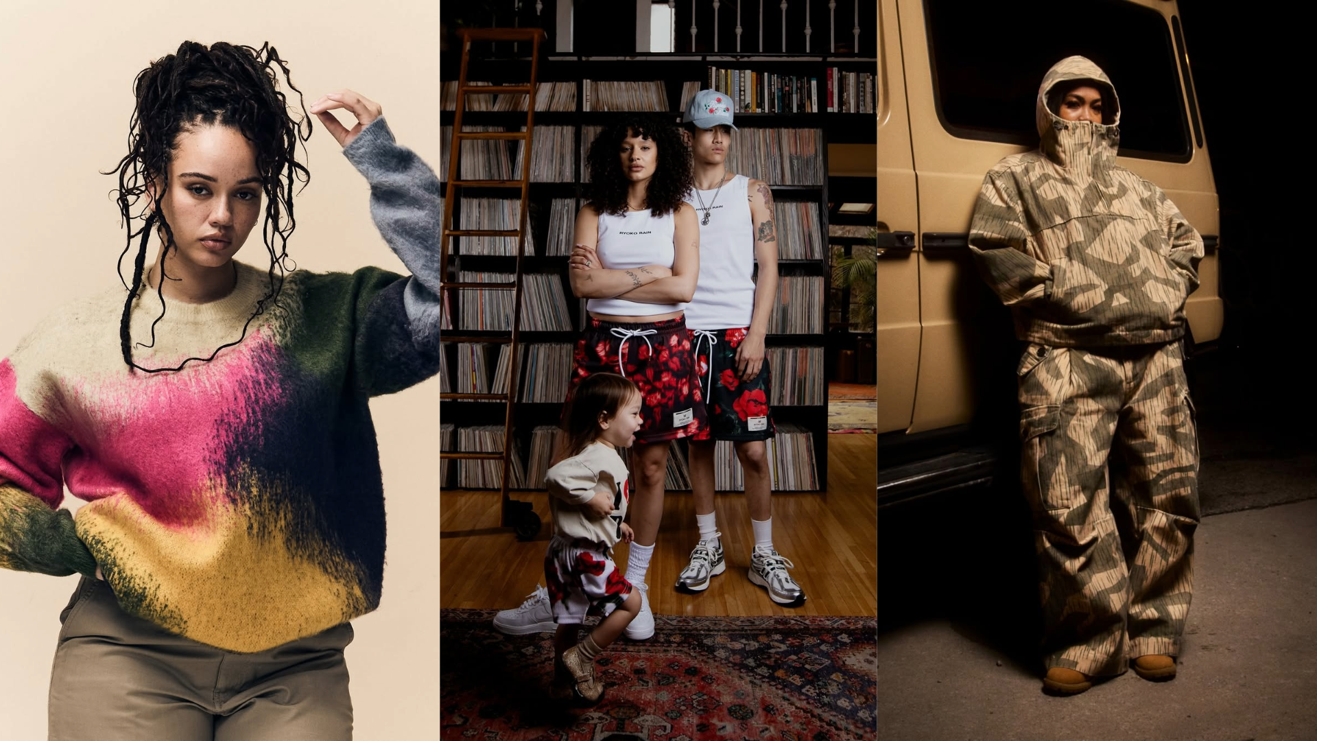 Lookbooks for Mifland, Ryoko Rain, and Adidem Asterisks.