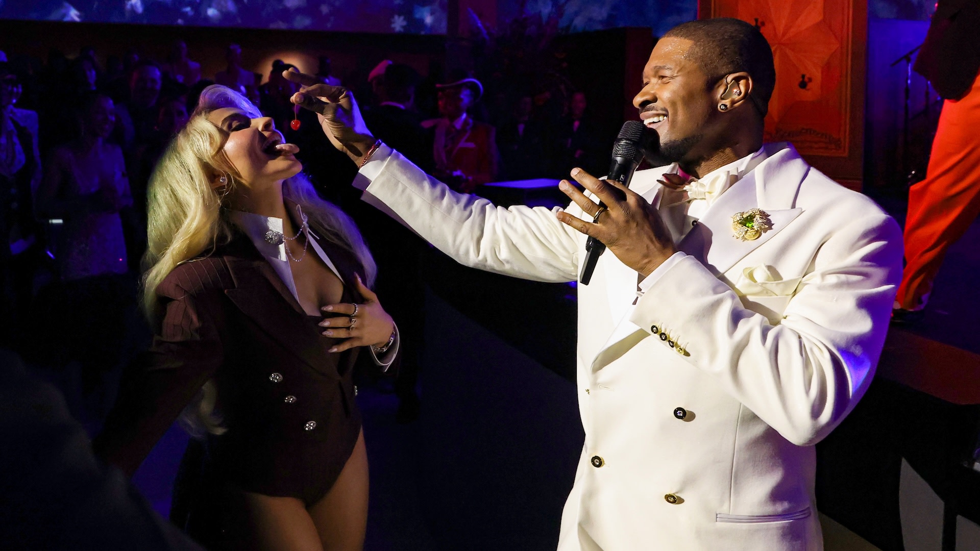 Usher and Sabrina Carpenter