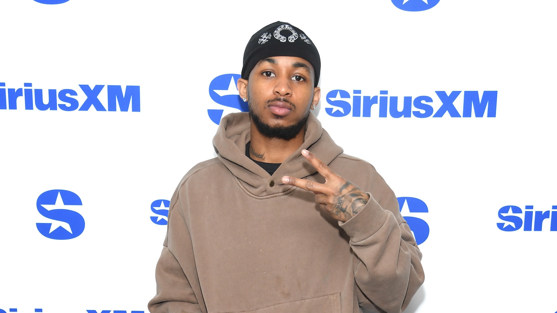 NEW YORK, NEW YORK - MAY 06: DDG visits SiriusXM Studios on May 06, 2025 in New York City.