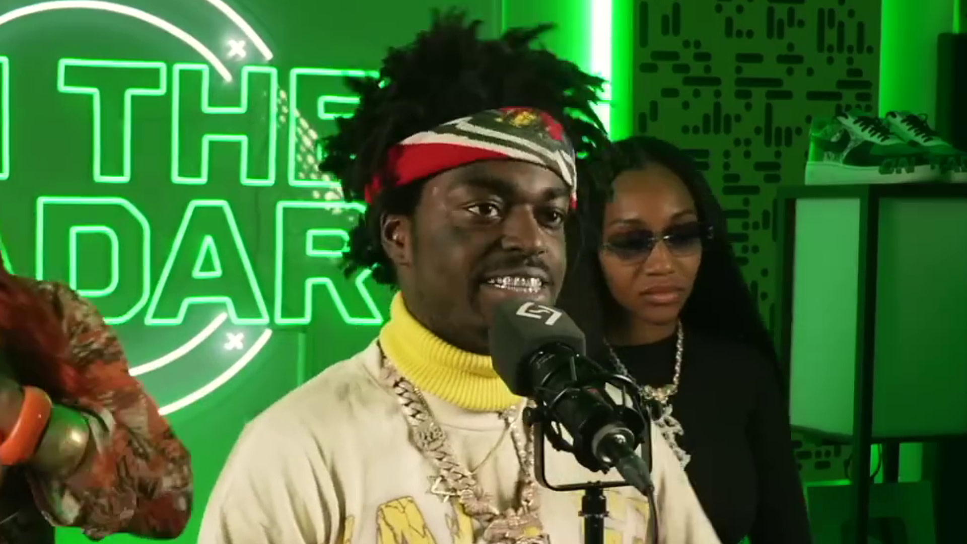 Kodak Black freestyling on the latest episode of 'On the Radar.'
