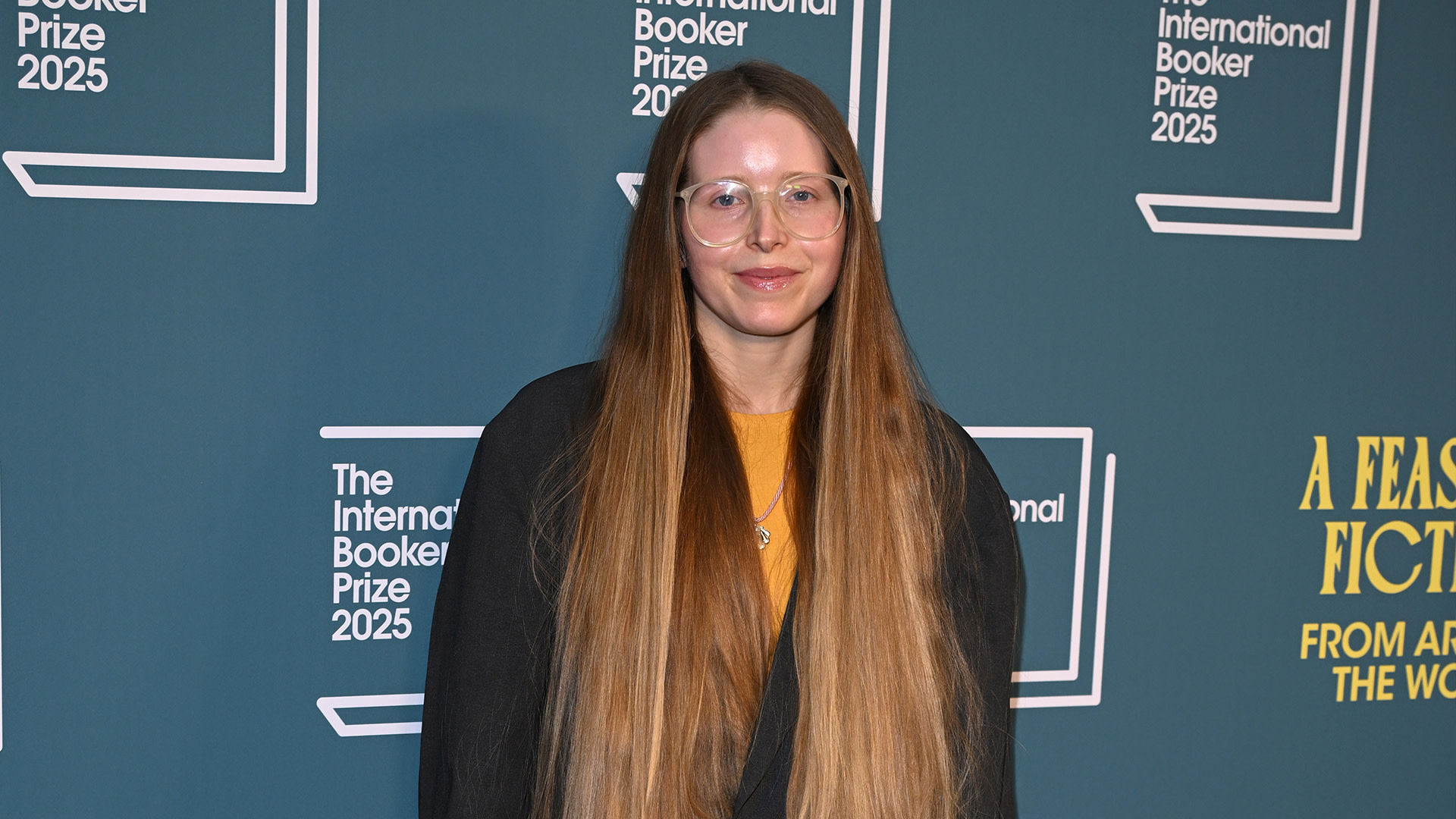 Jessie Cave attends The International Booker Prize 2025 Winner Announcement at the Tate Modern.