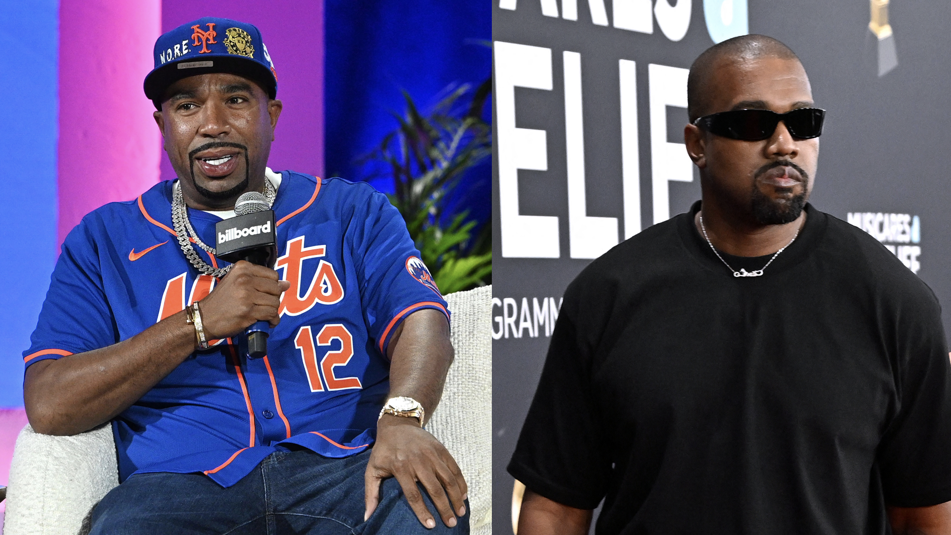 US rapper and producer Kanye West (L) and Australian model Bianca Censori arrive for the 67th Annual Grammy Awards at the Crypto.com Arena in Los Angeles on February 2, 2025. 
Noreaga aka NORE at the Billboard Latin Conference at the Fillmore Miami Beach on October 16, 2024 in Miami Beach, Florida.
