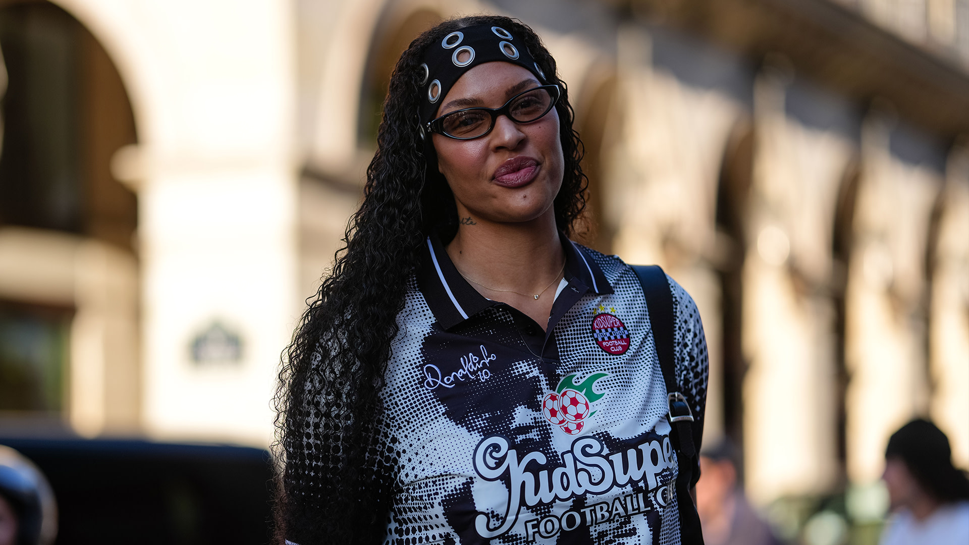 Liz Cambage seen at Paris Fashion Week 2026.