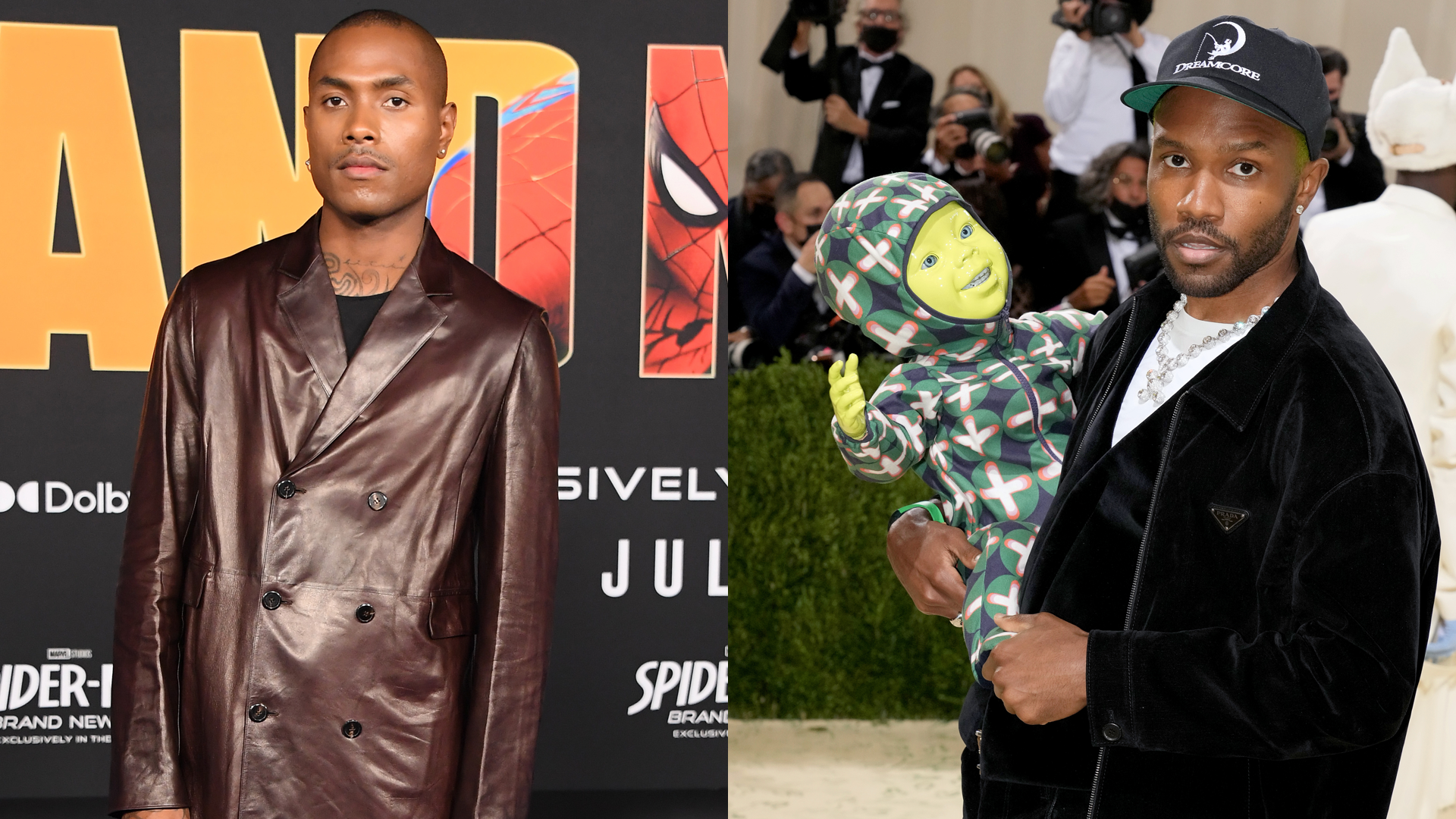 (L-R) Steve Lacy and Frank Ocean.