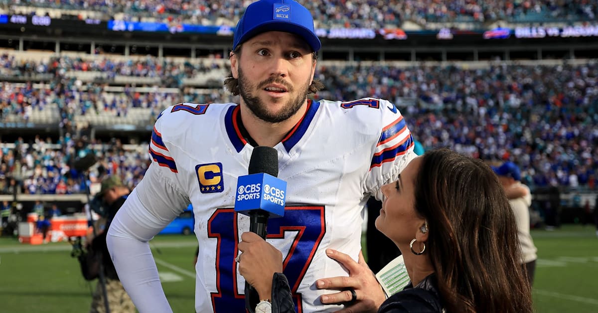Josh Allen's Postgame Bills-Rams Interview Goes Viral When Fight Breaks ...