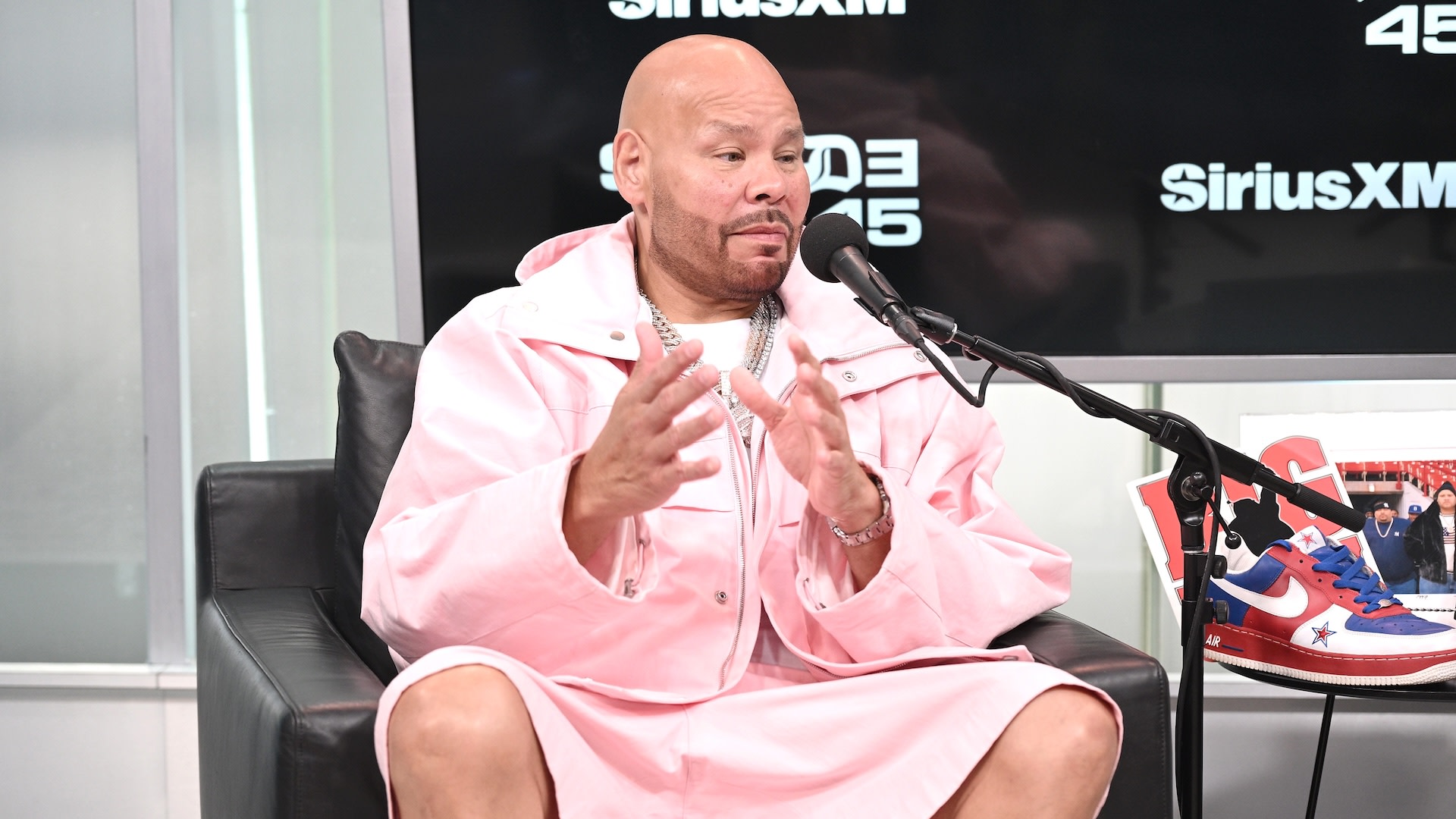 NEW YORK, NEW YORK - SEPTEMBER 14: Fat Joe visits SiriusXM Studios on September 14, 2026 in New York City. 