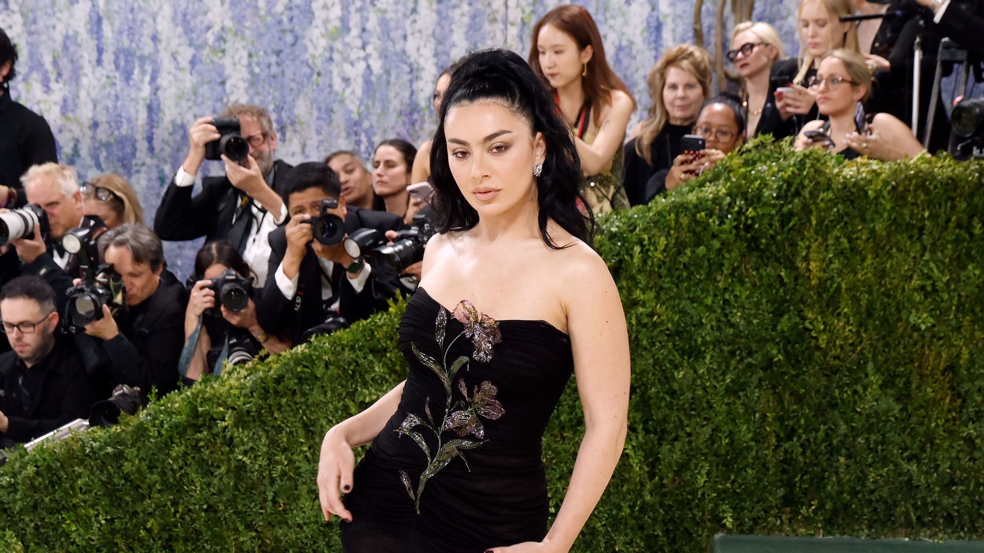NEW YORK, NEW YORK - MAY 04: Charli XCX attends the 2026 Met Gala celebrating "Costume Art" at Metropolitan Museum of Art on May 04, 2026 in New York City. 