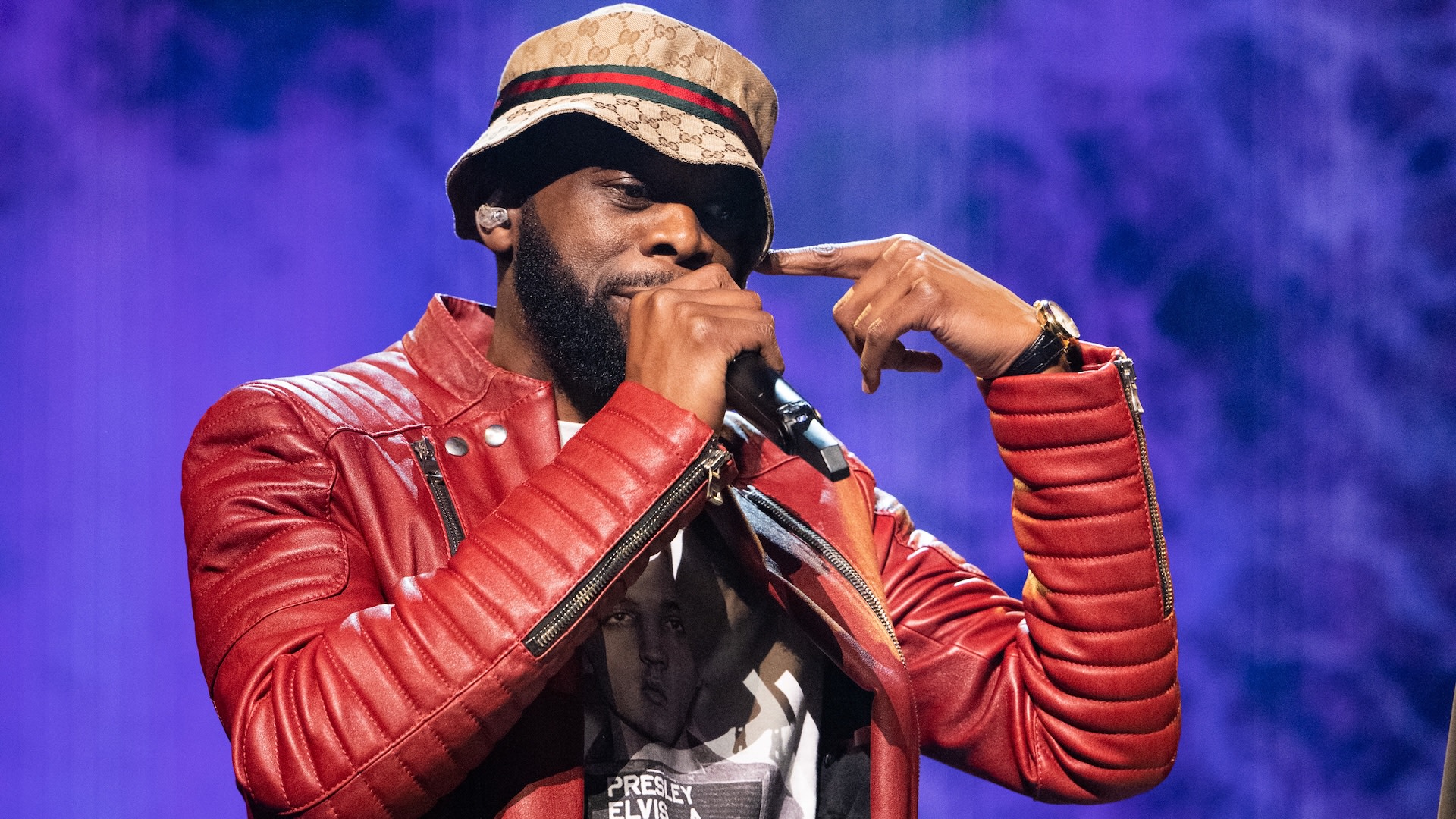 Singer Pras Michel performs onstage with The Fugees at Crypto.com Arena on November 04, 2023 in Los Angeles, California.