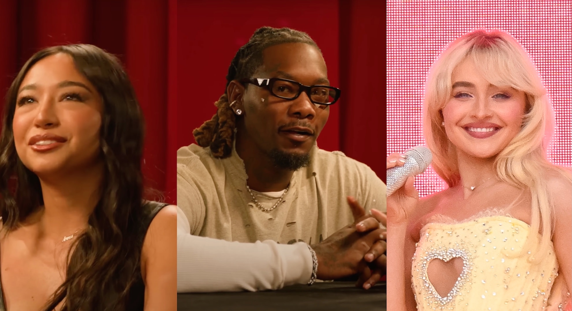 Anna DeGuzman, Offset, and Sabrina Carpenter