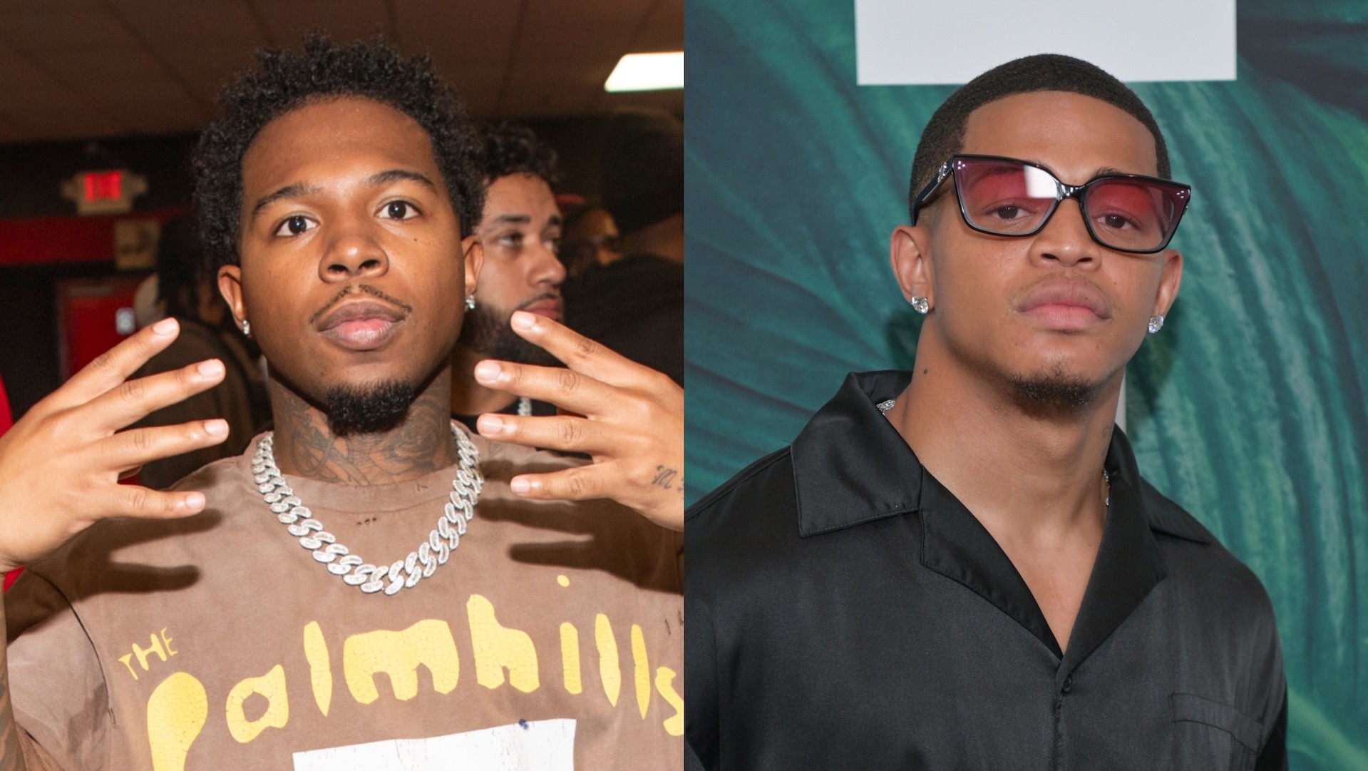 (L-R) Deshae Frost and YK Osiris.
