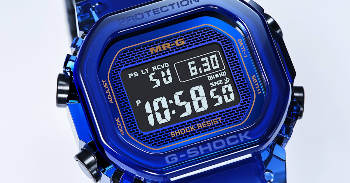 G-SHOCK Turns to Luxury With $80,000 Blue Sapphire Limited-Edition Watch