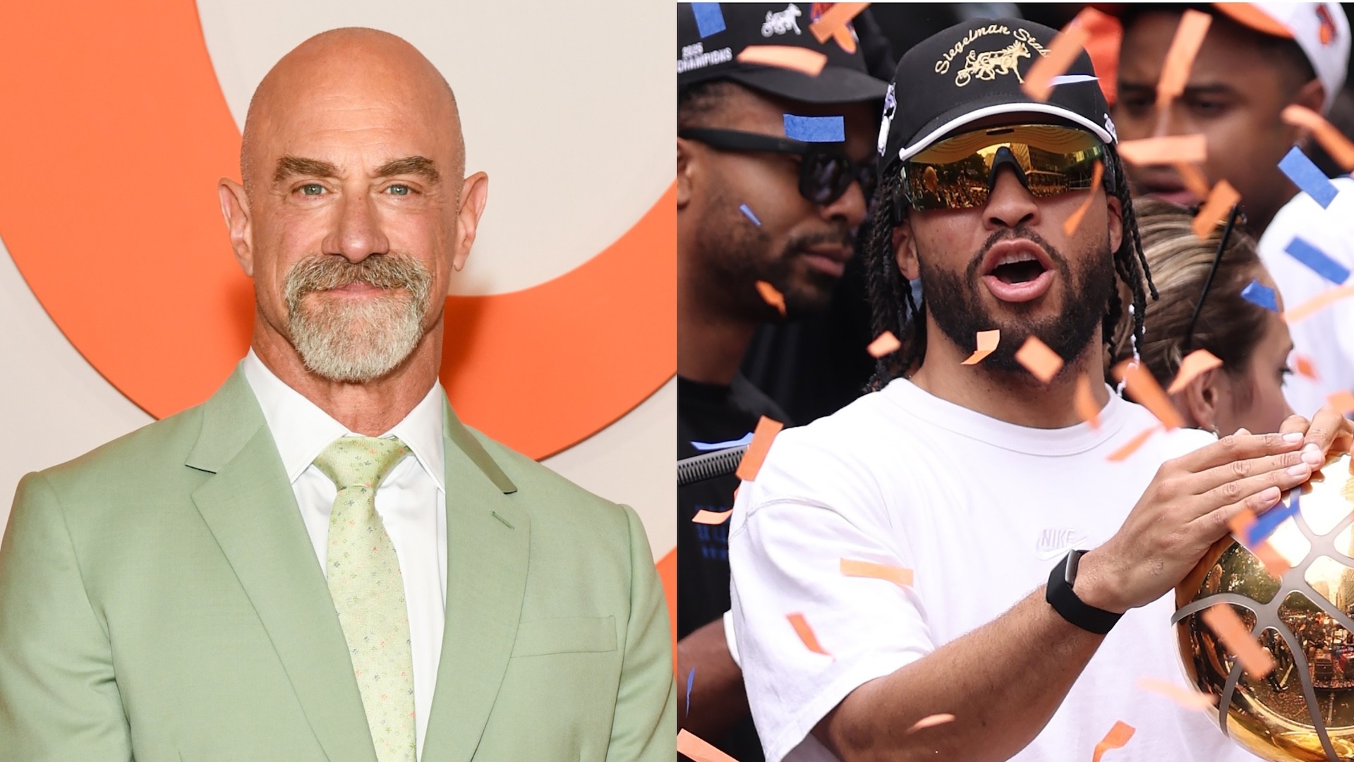 Christopher Meloni and Jalen Brunson