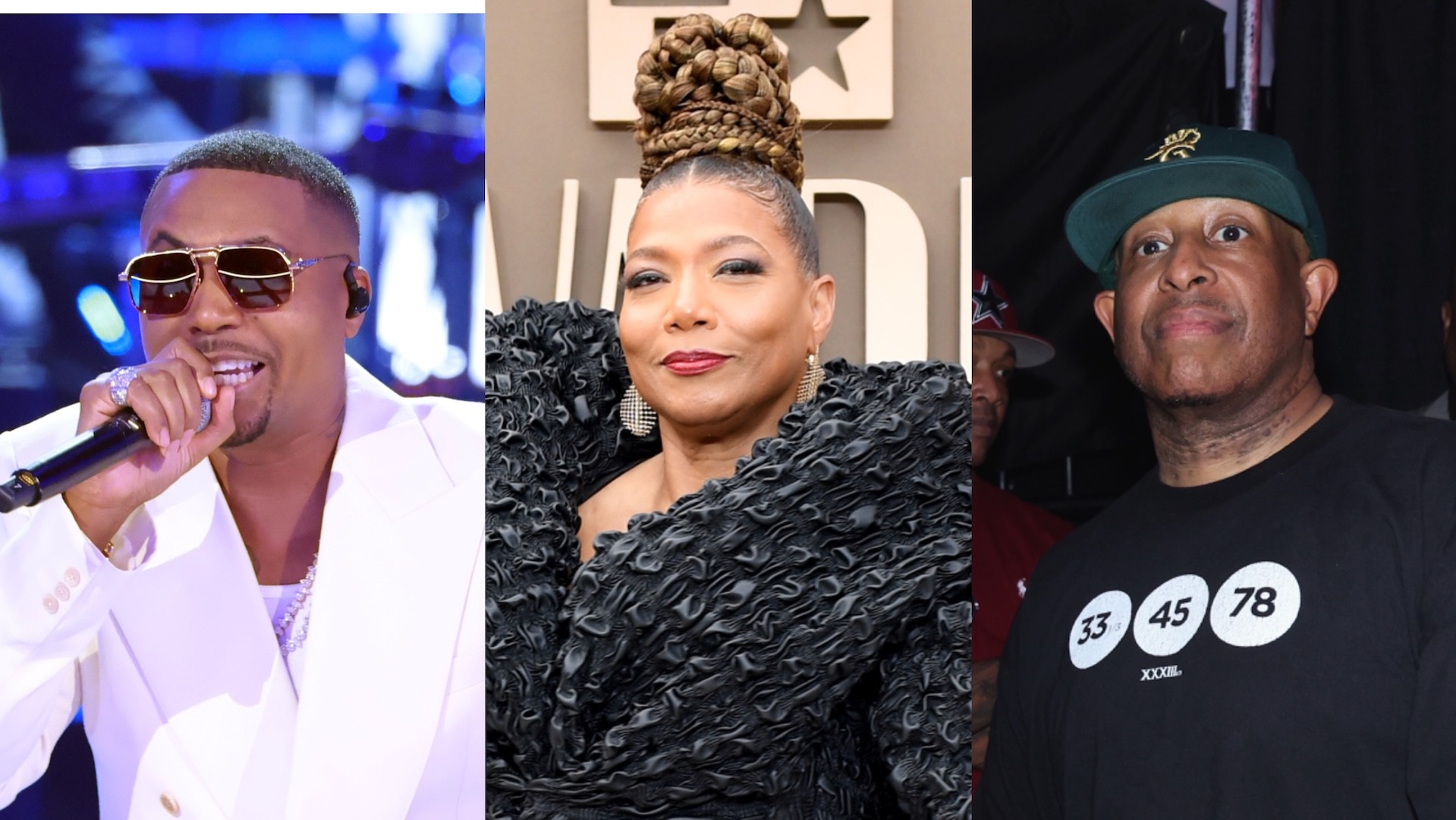 Queen Latifah Reacts to Surprise Flowers From Nas and DJ Premier